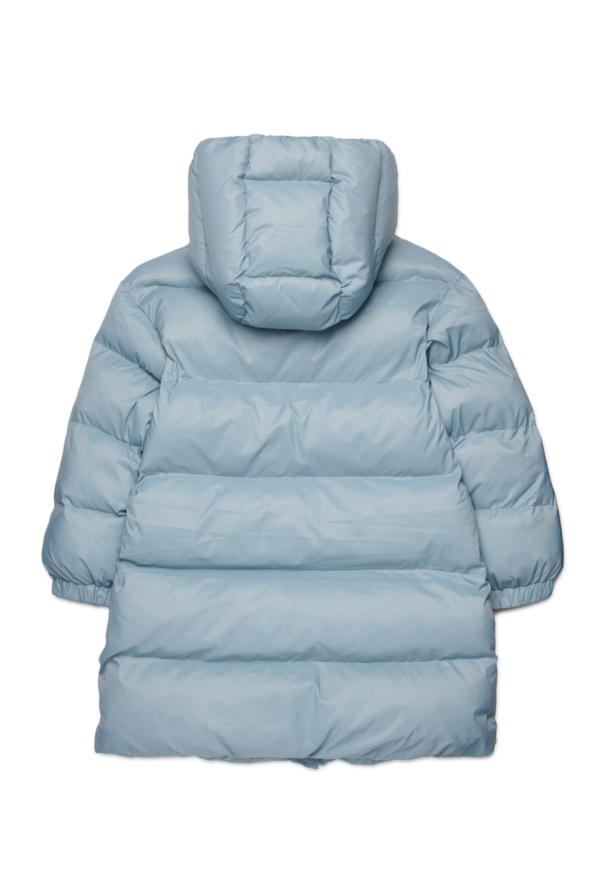 Long padded jacket with maxi pockets