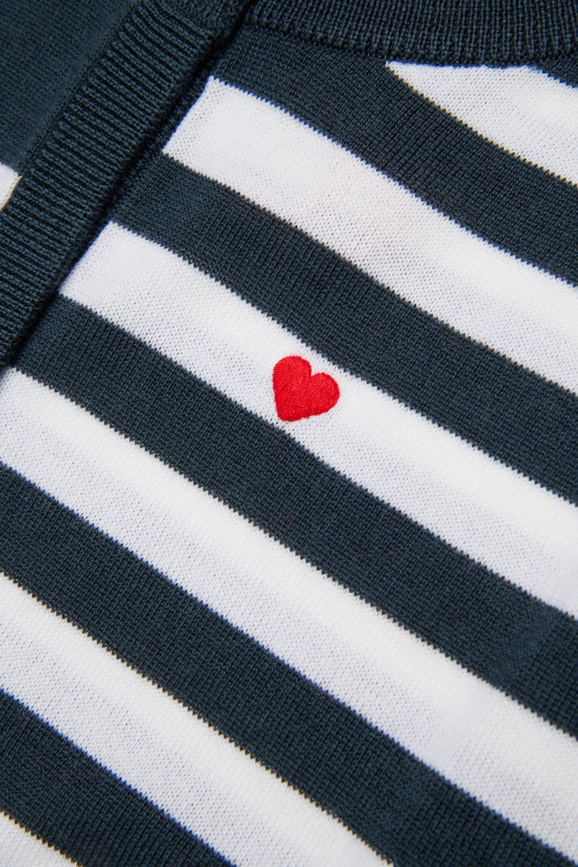 Cárdigan de rayas en mezcla de lana