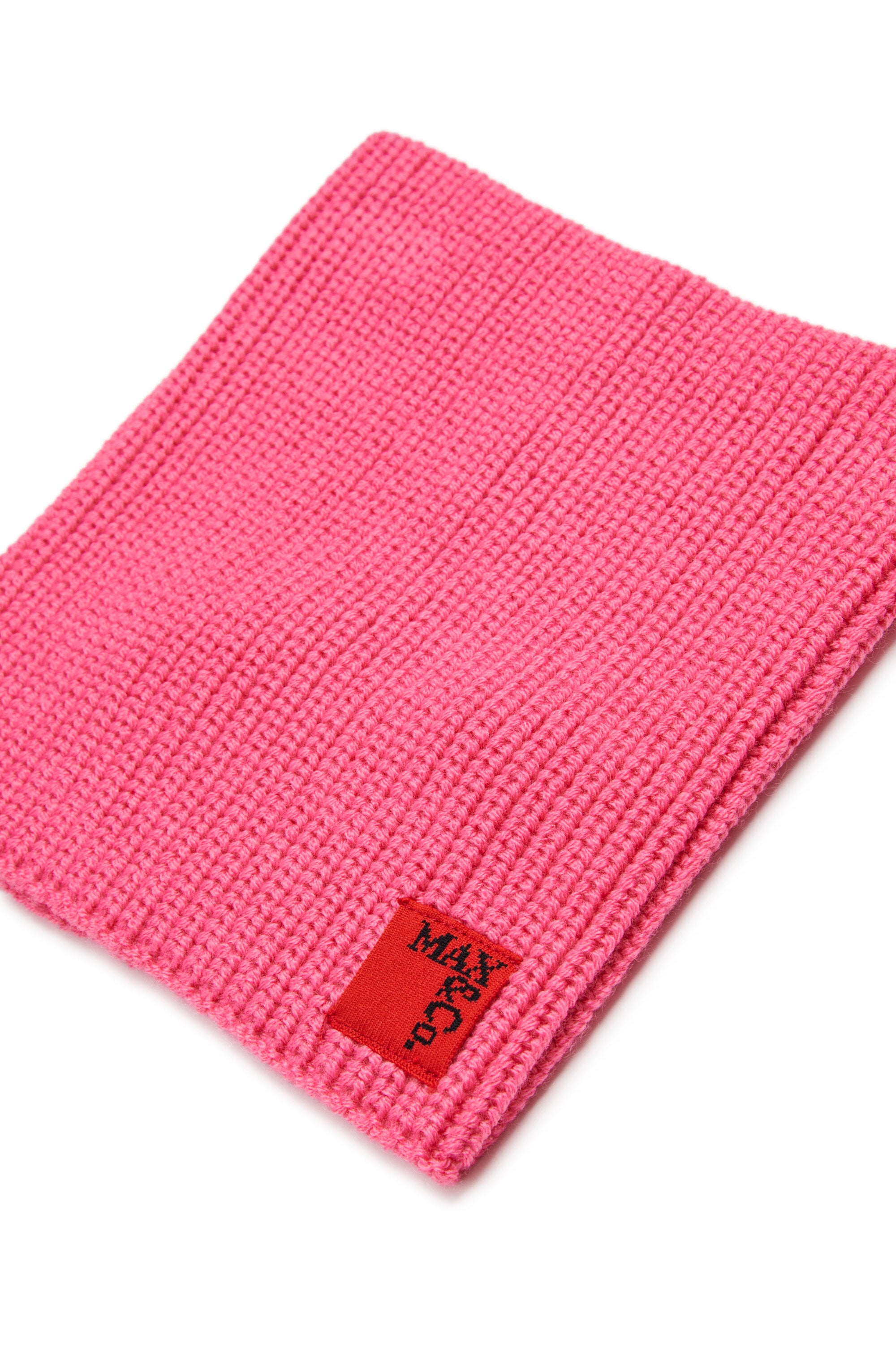 Strickkragen aus Wollgemisch mit Aufnäher