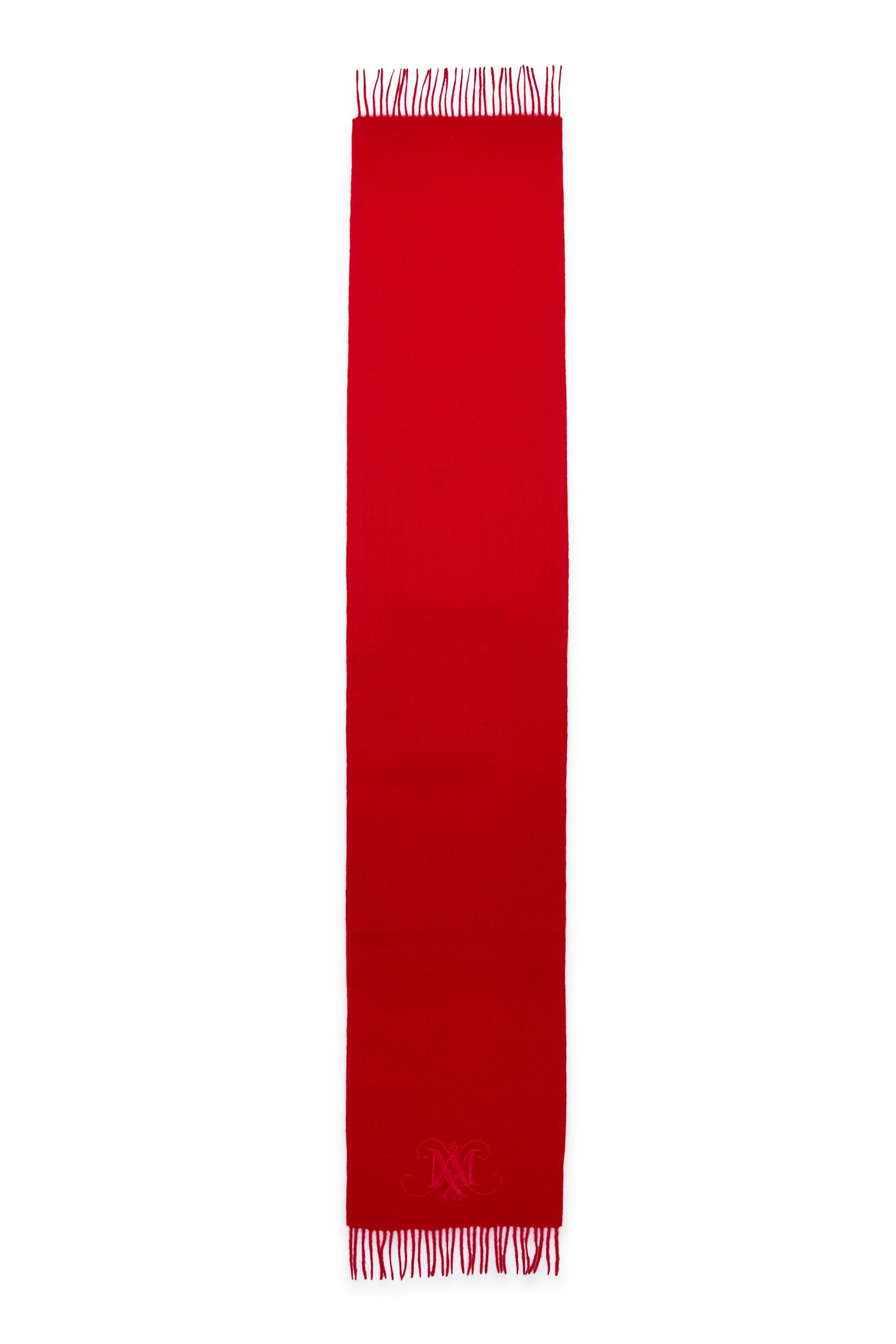 Sciarpa in lana con logo ricamato