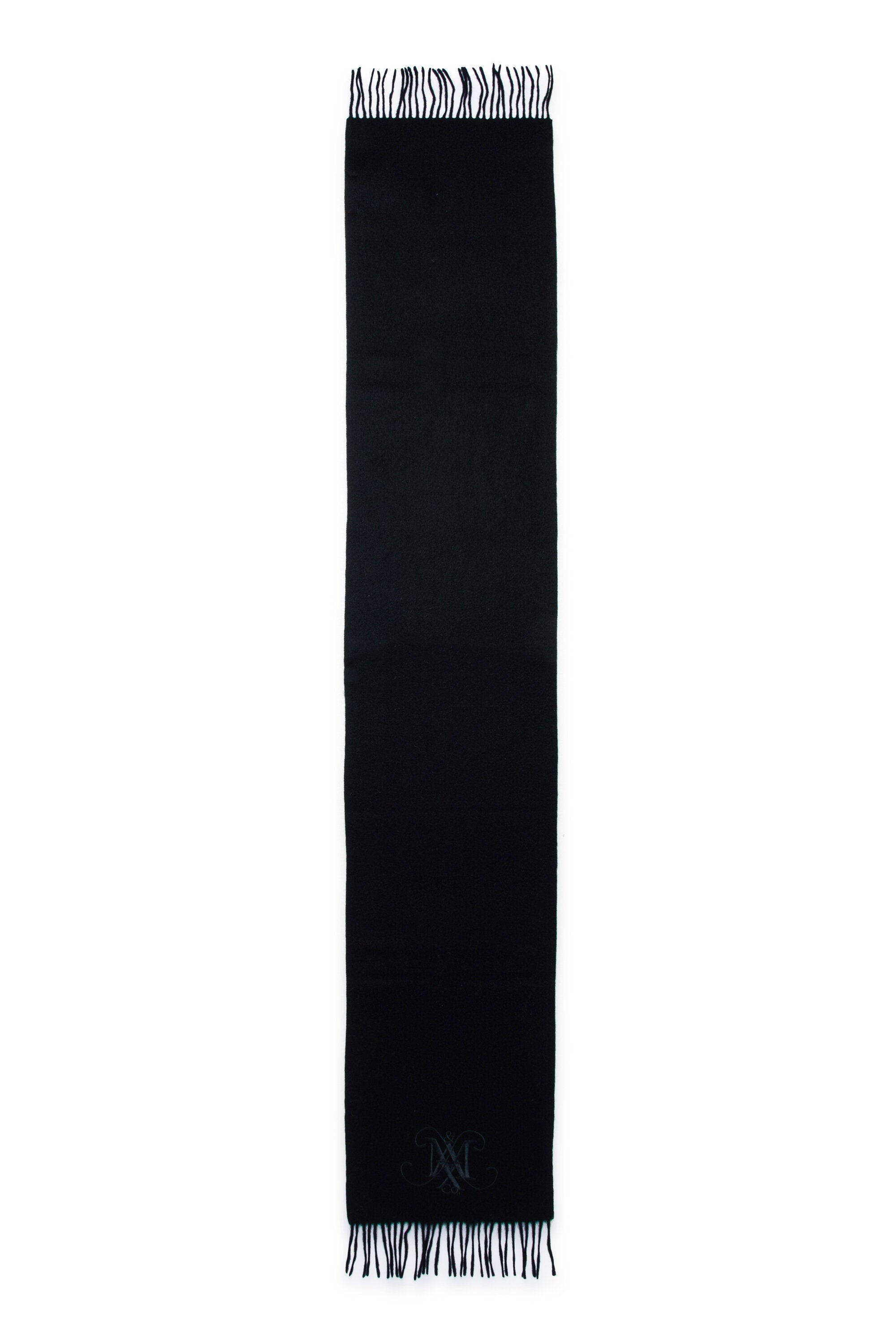 Sciarpa in lana con logo ricamato