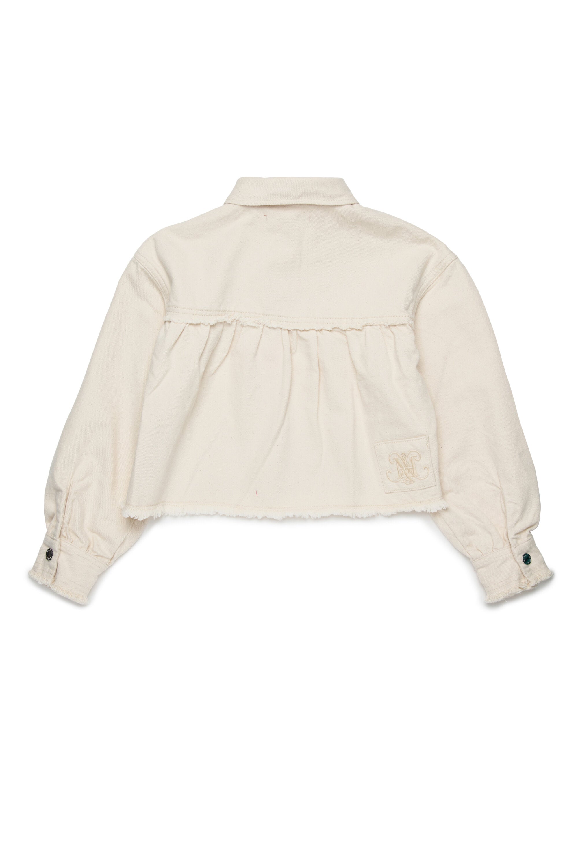 Camicia boxy in drill di cotone