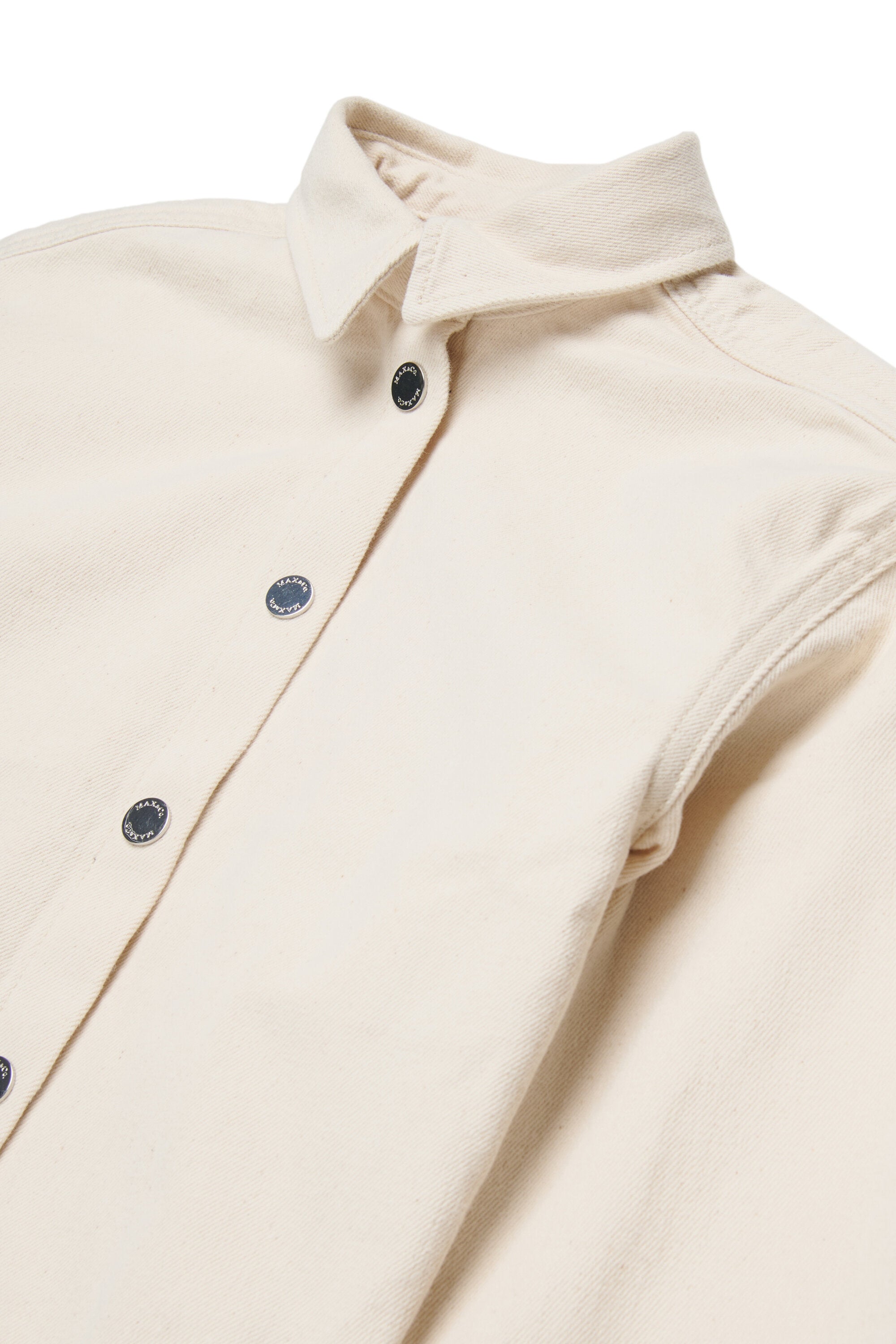 Cotton drill boxy shirt