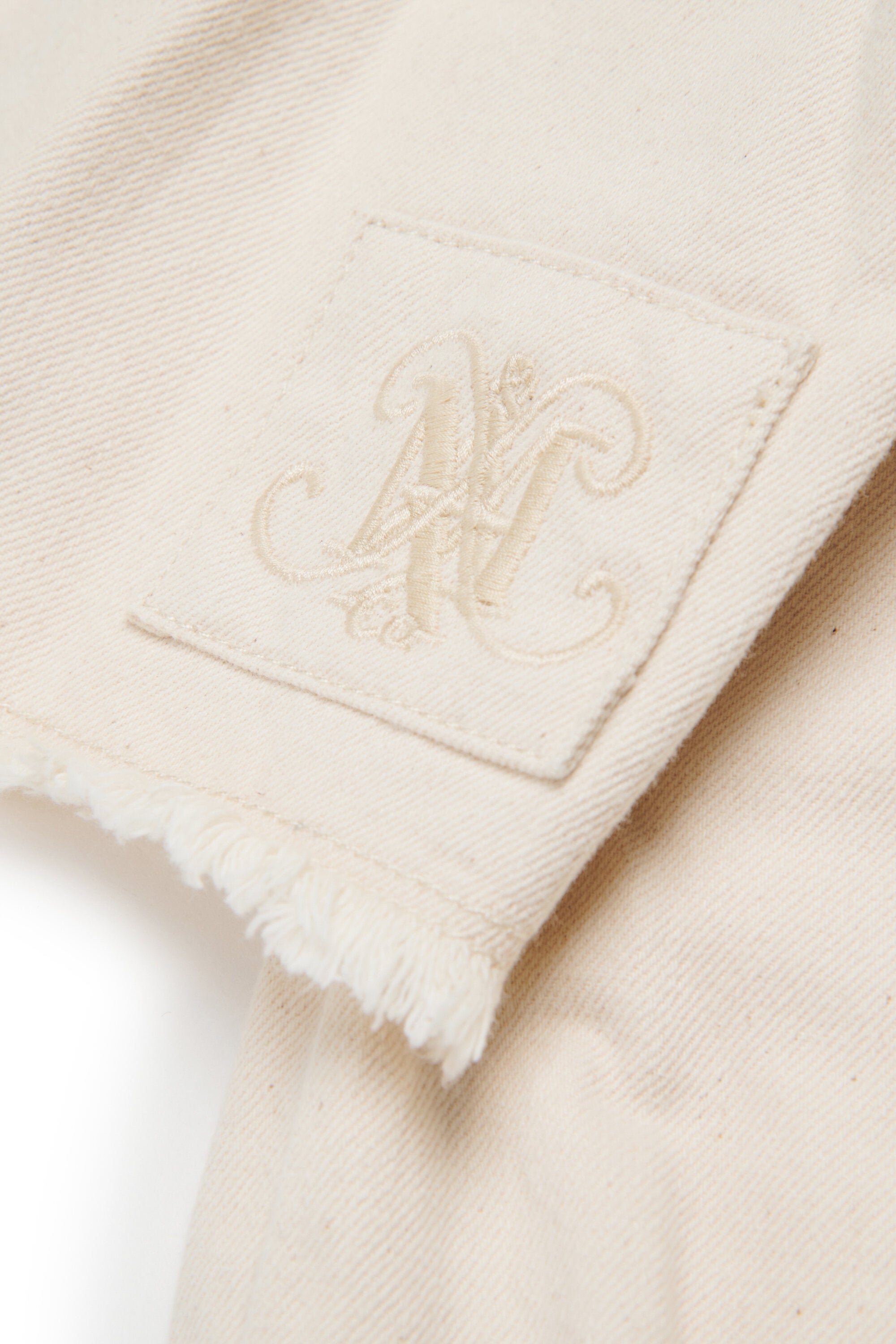 Camicia boxy in drill di cotone