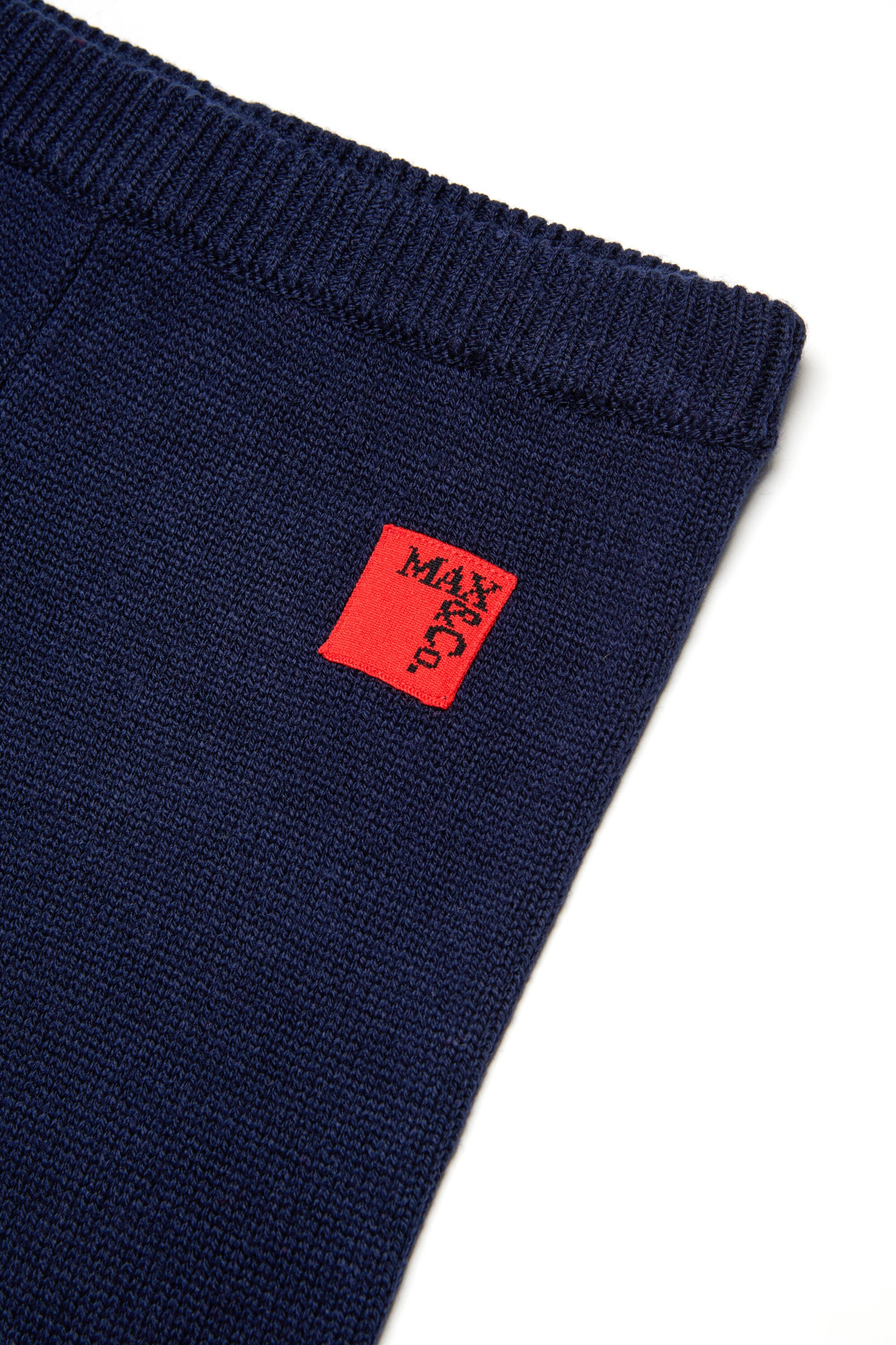 Pantalón recto de mezcla de lana