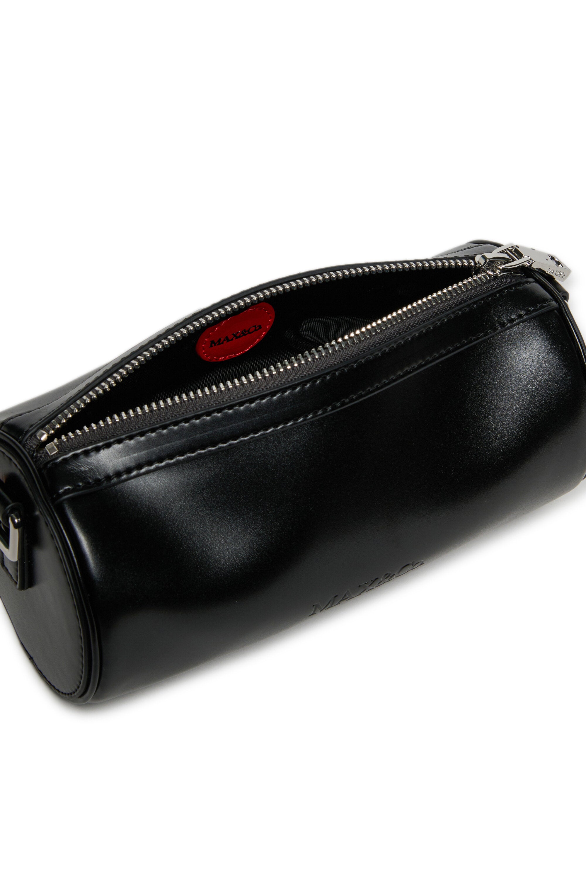 Zylindertasche aus beschichtetem Stoff