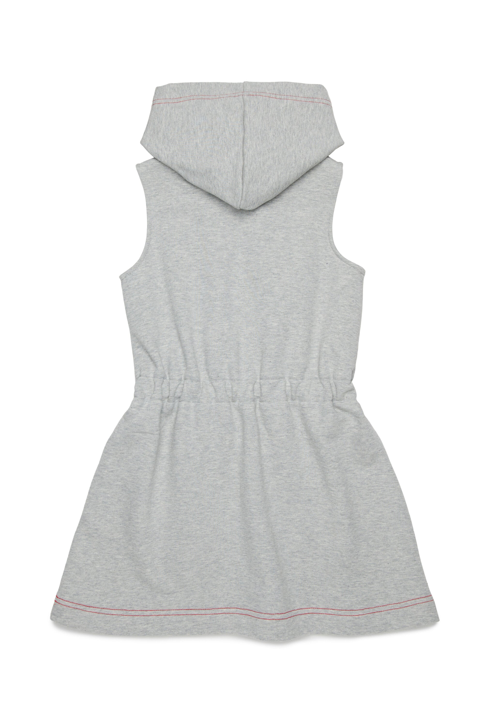 Ärmelloses kurzes Kleid mit Logo