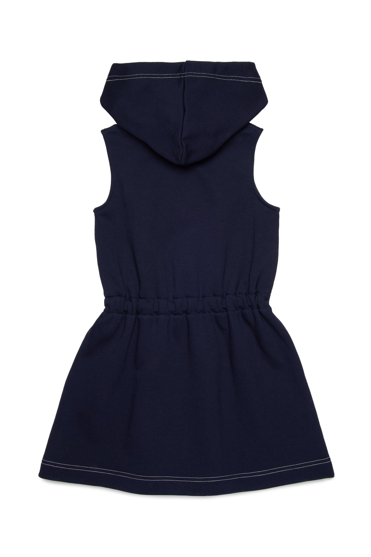Ärmelloses kurzes Kleid mit Logo
