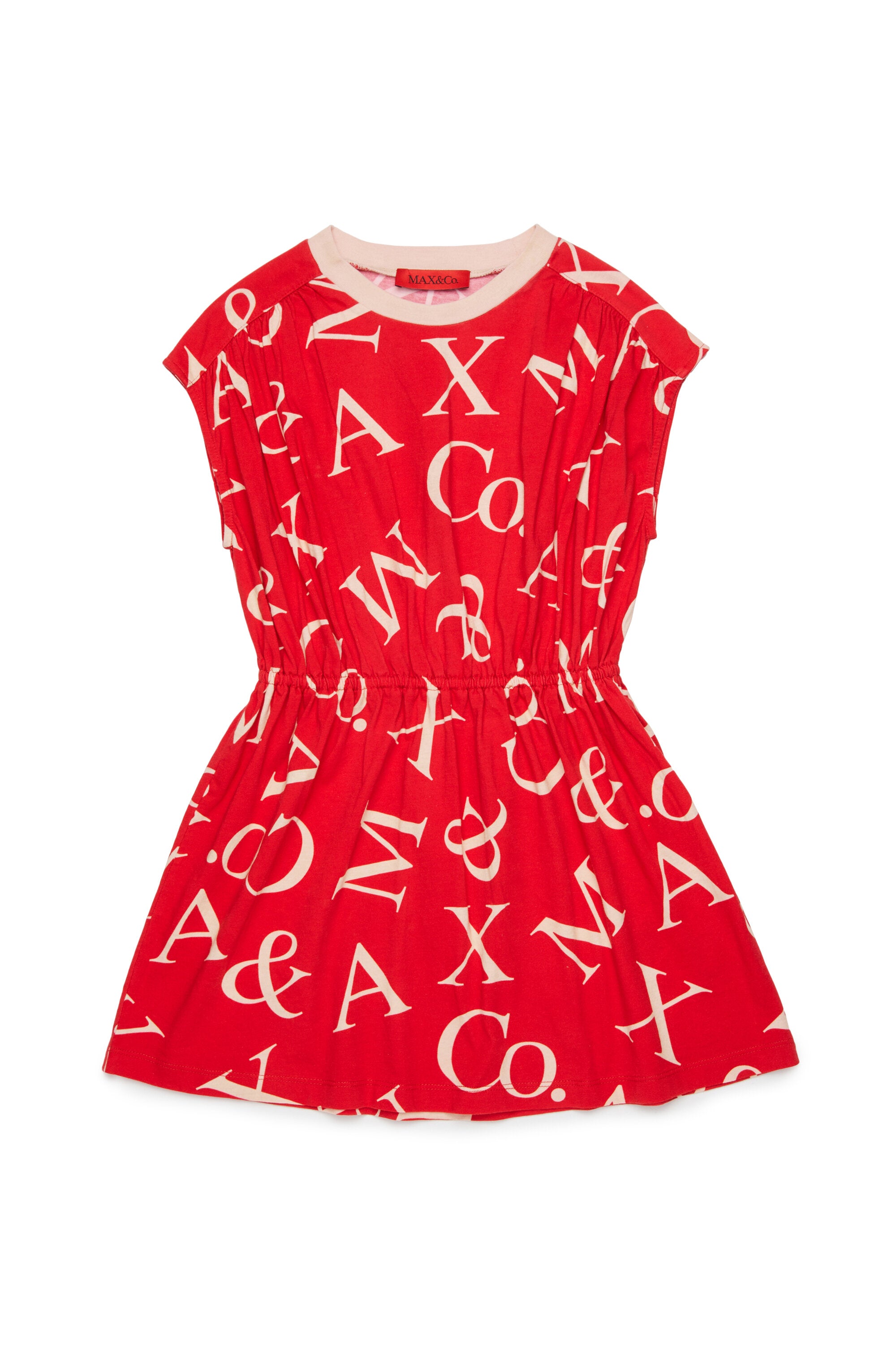 Kurzes Kleid mit Logo