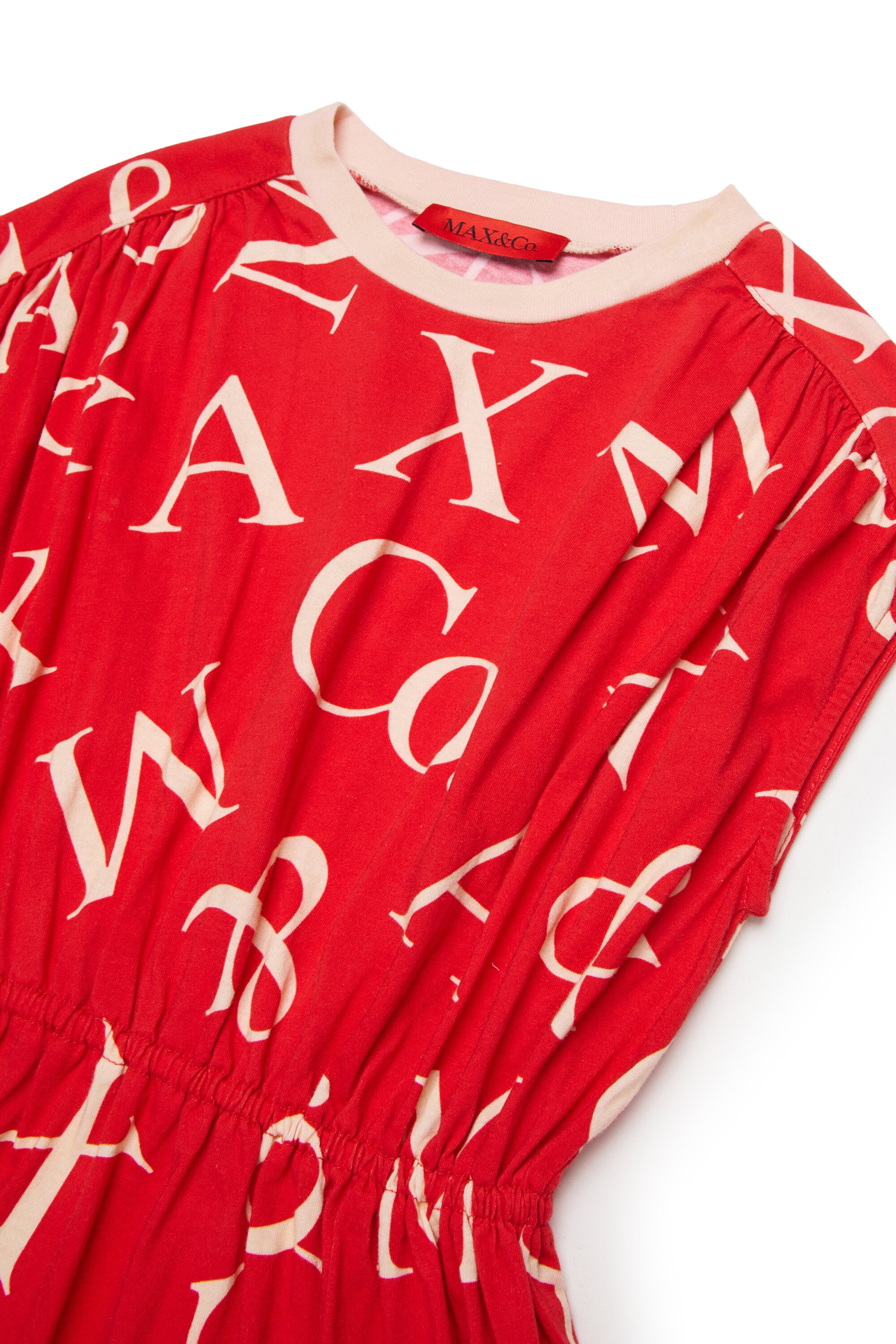 Vestido corto con logo