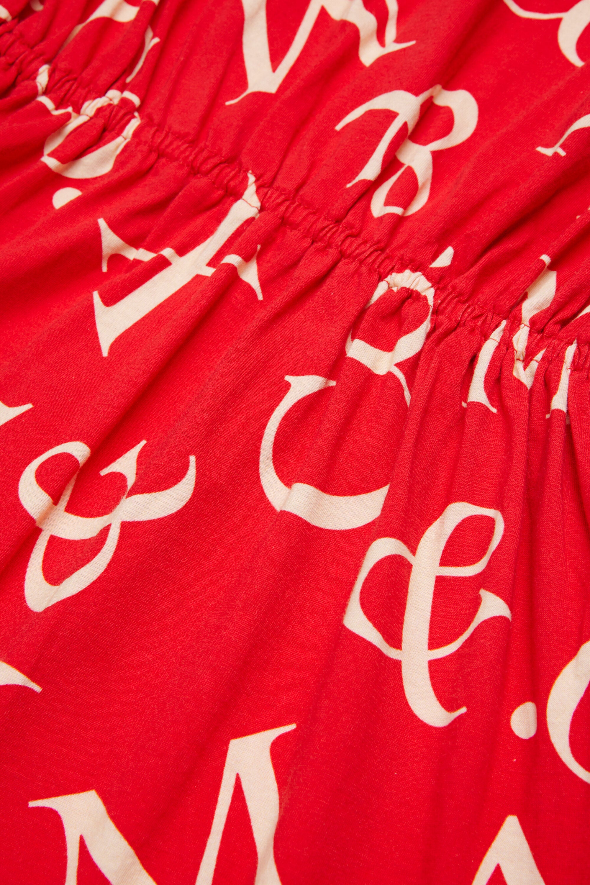 Vestido corto con logo