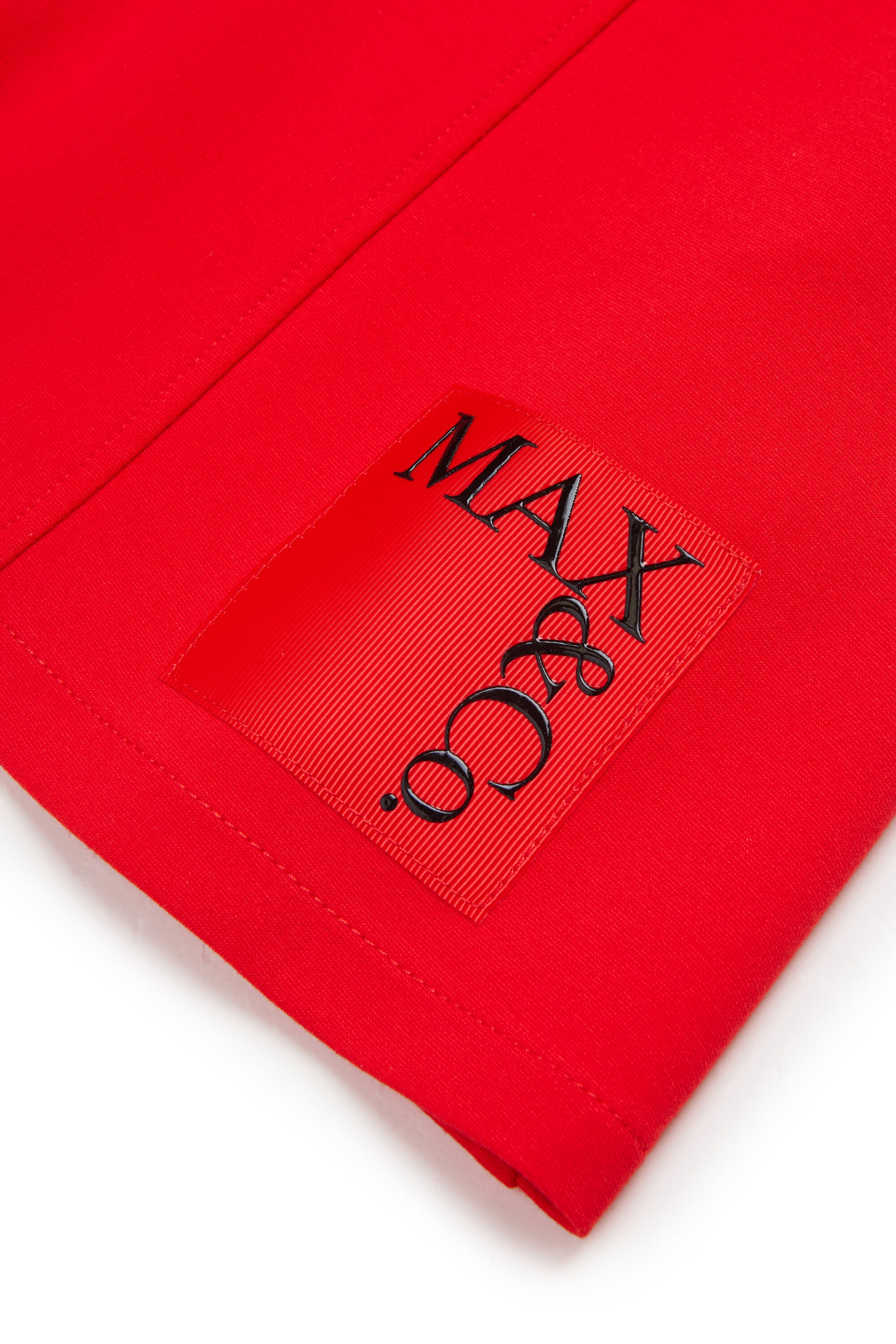 Ärmelloses Kleid mit Logo