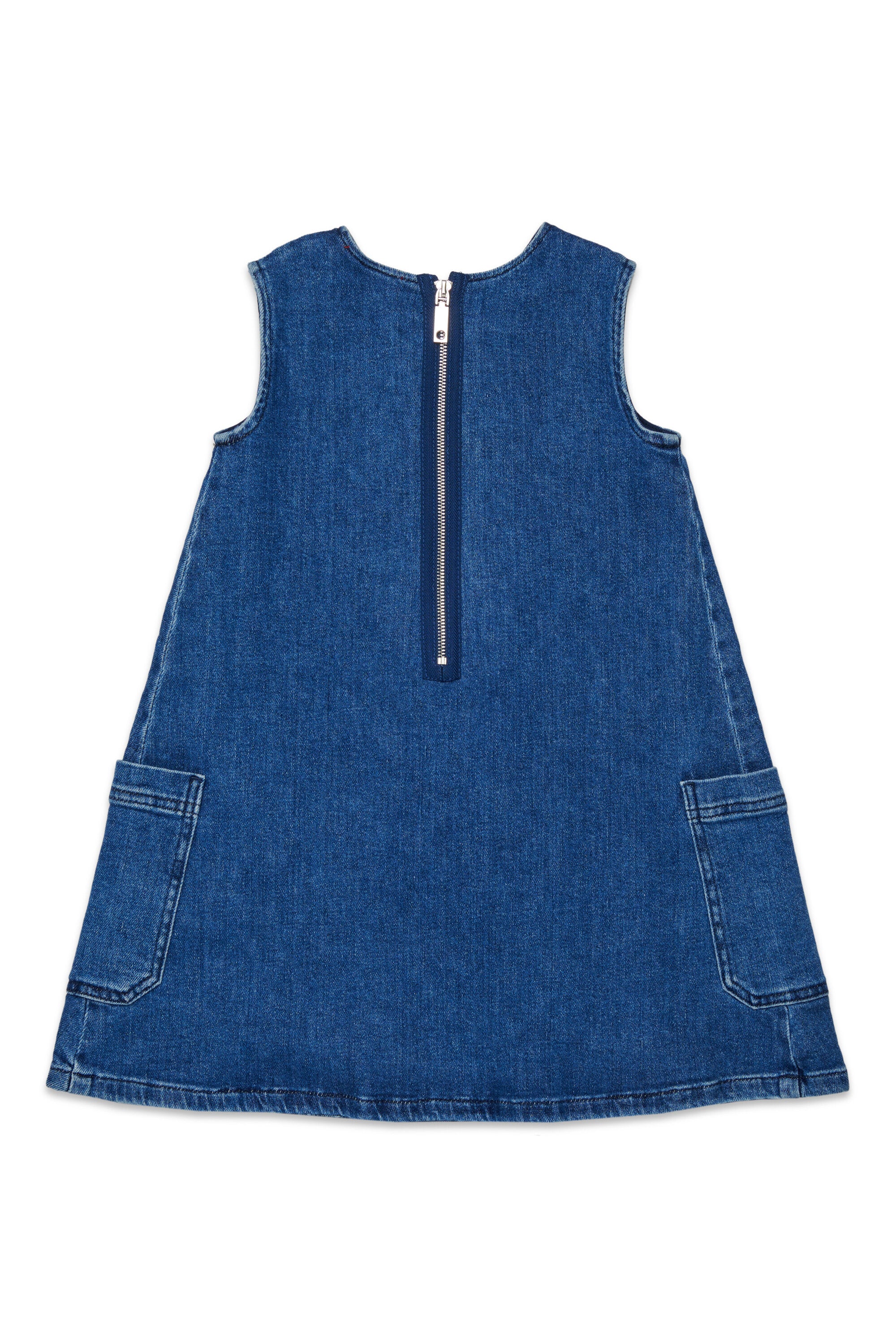 Denimkleid mit Logo