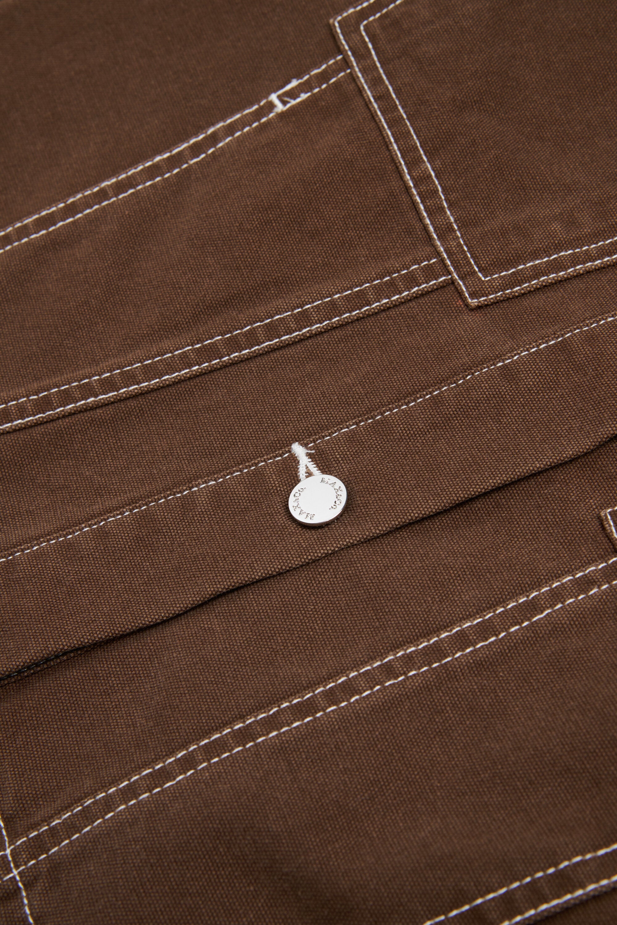 Veste en denim avec logo