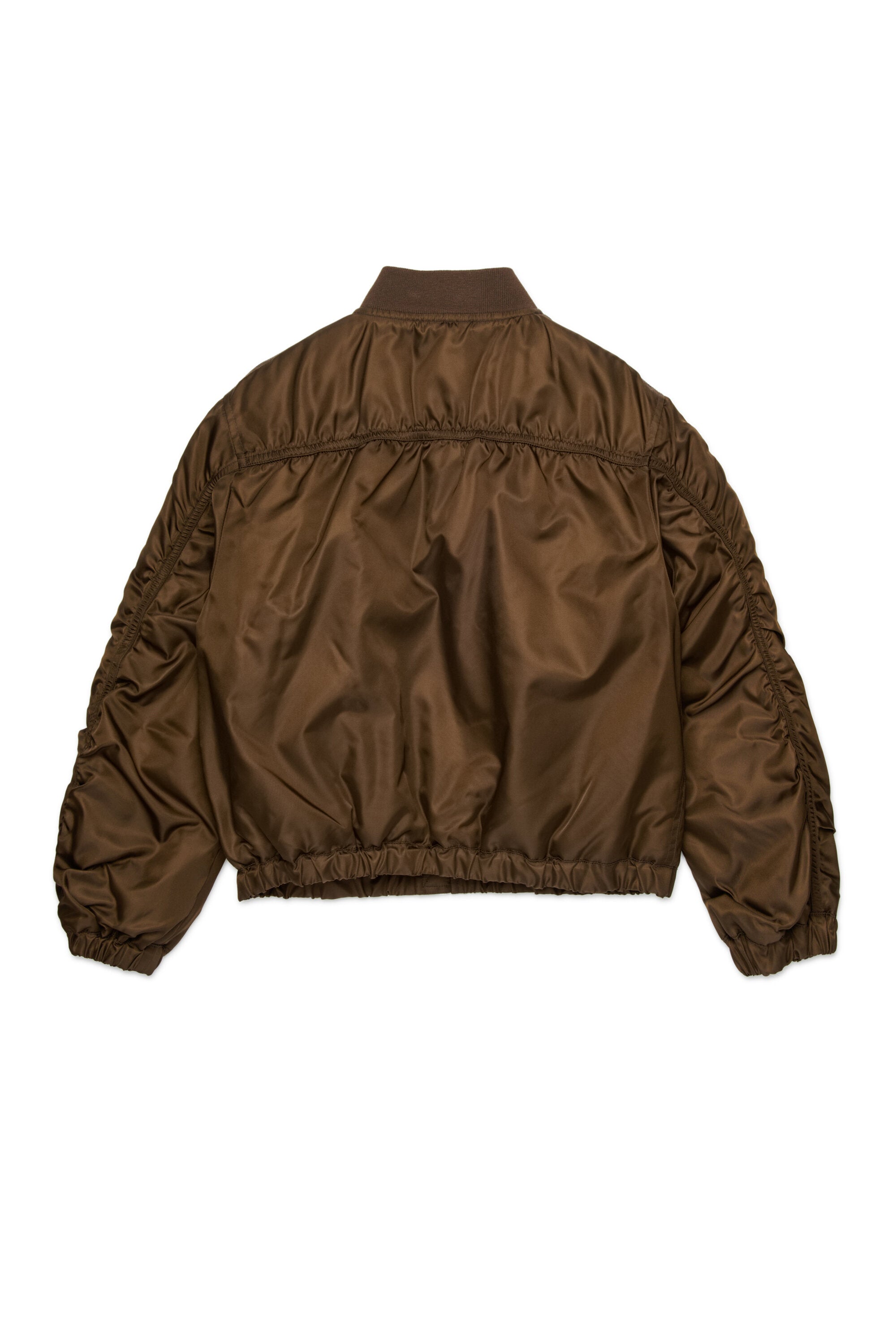 Cazadora bomber con logo estampado