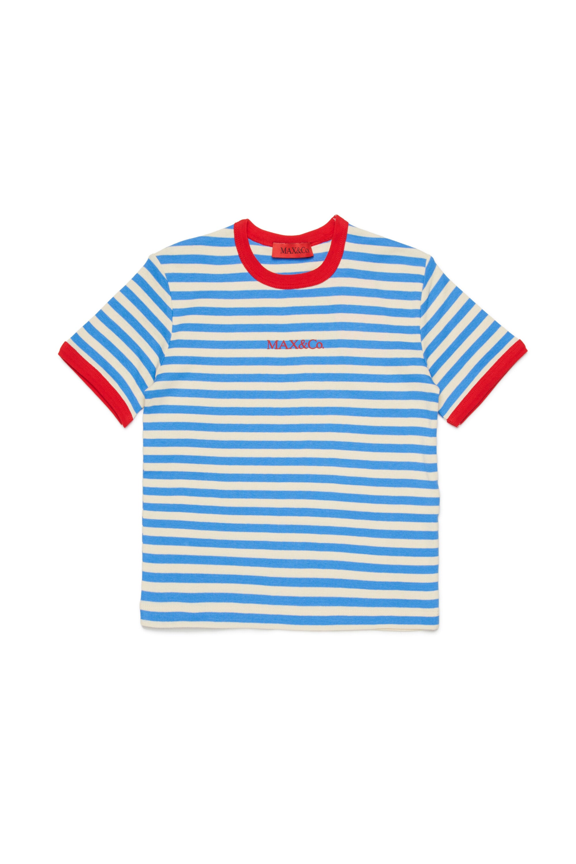 Striped T-shirt with logo