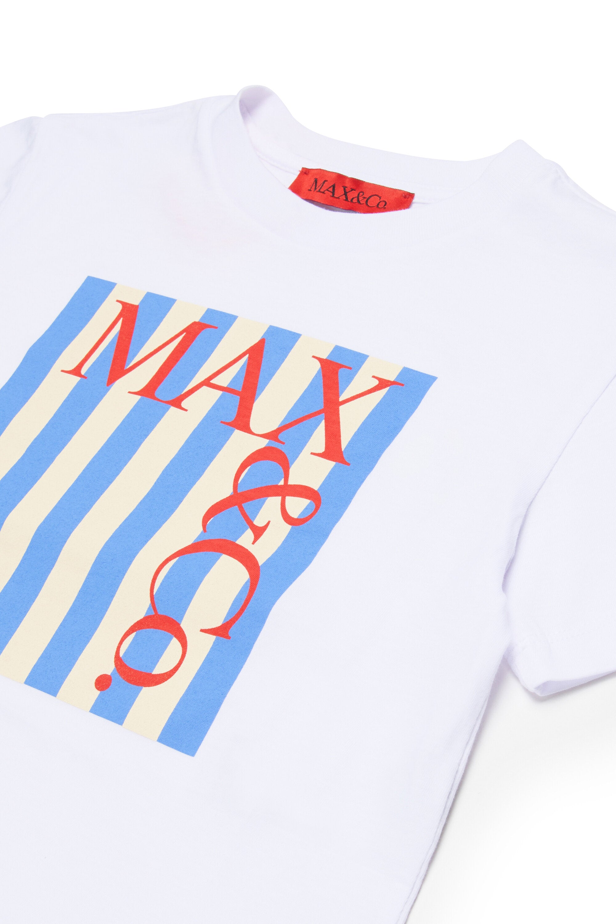 T-shirt con logo maxi frontale