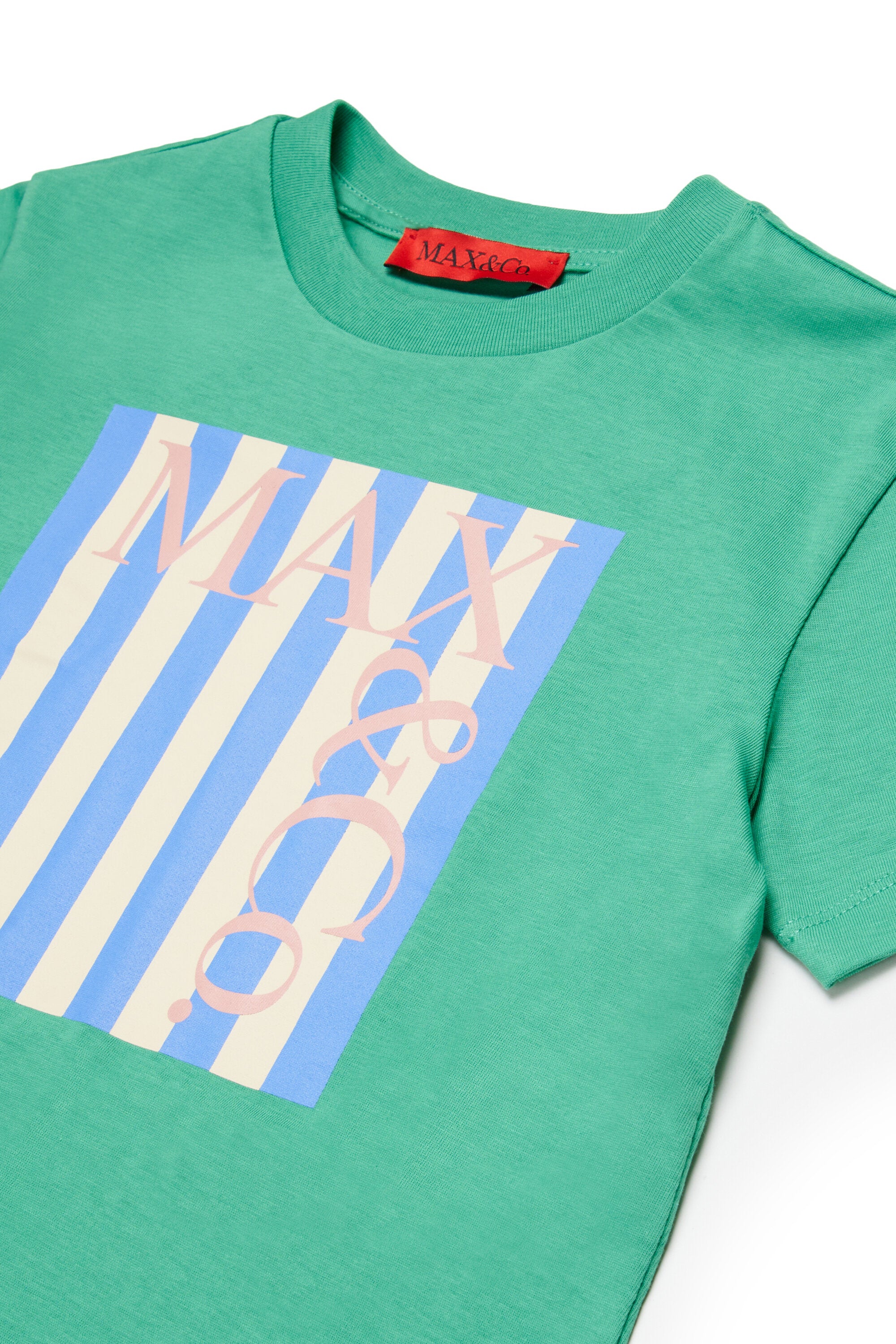 T-shirt con logo maxi frontale