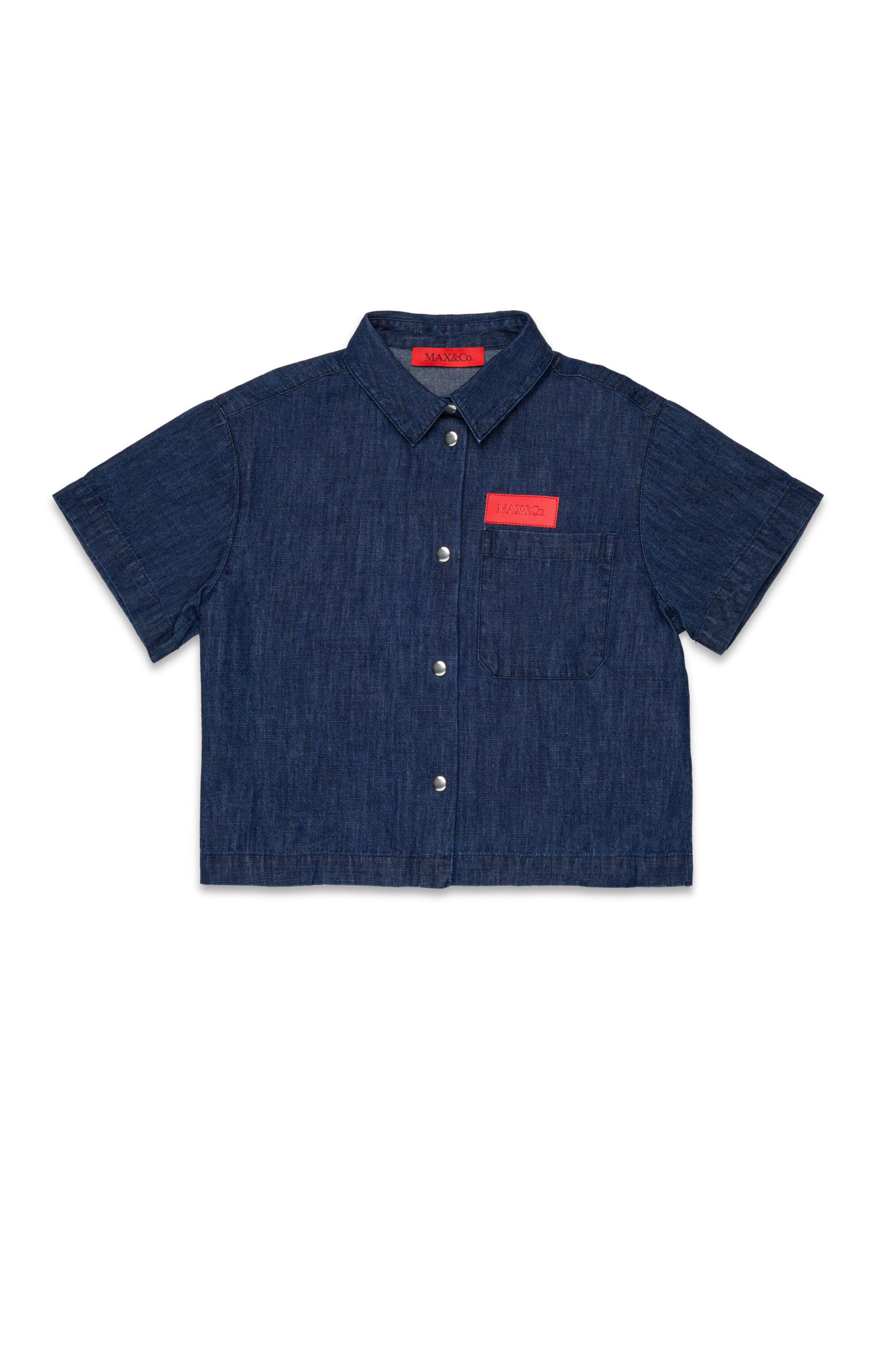 Camicia maniche corte con logo