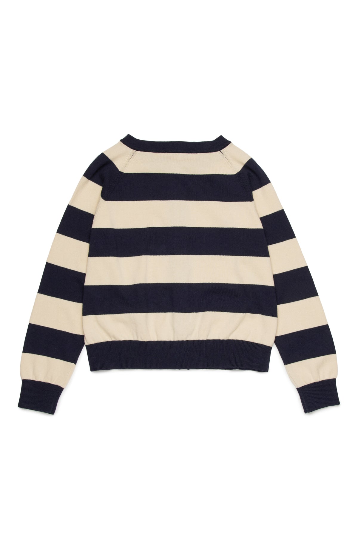 Cardigan à rayures avec logo