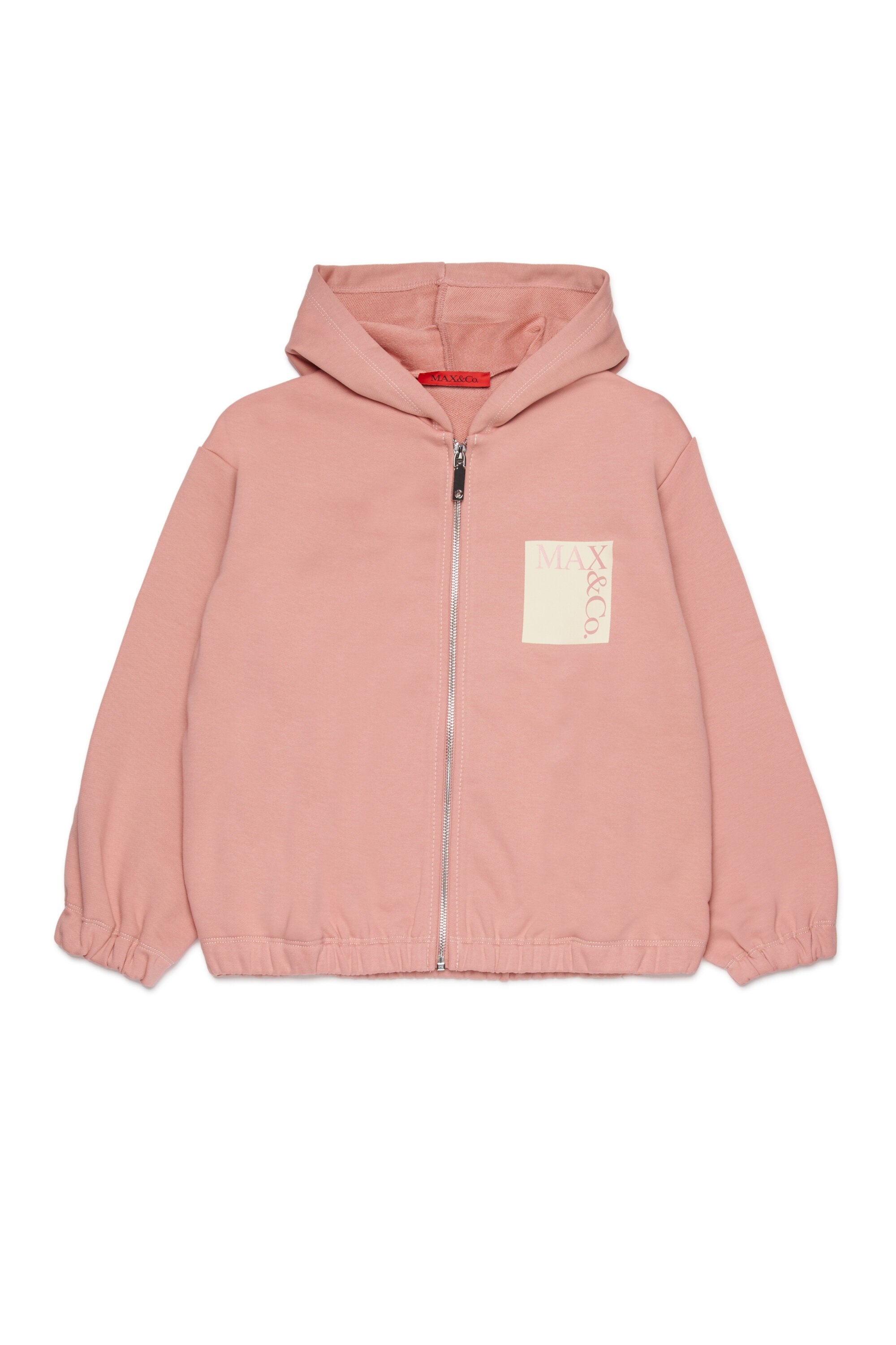 Sweat à fermeture zippée complète avec logo