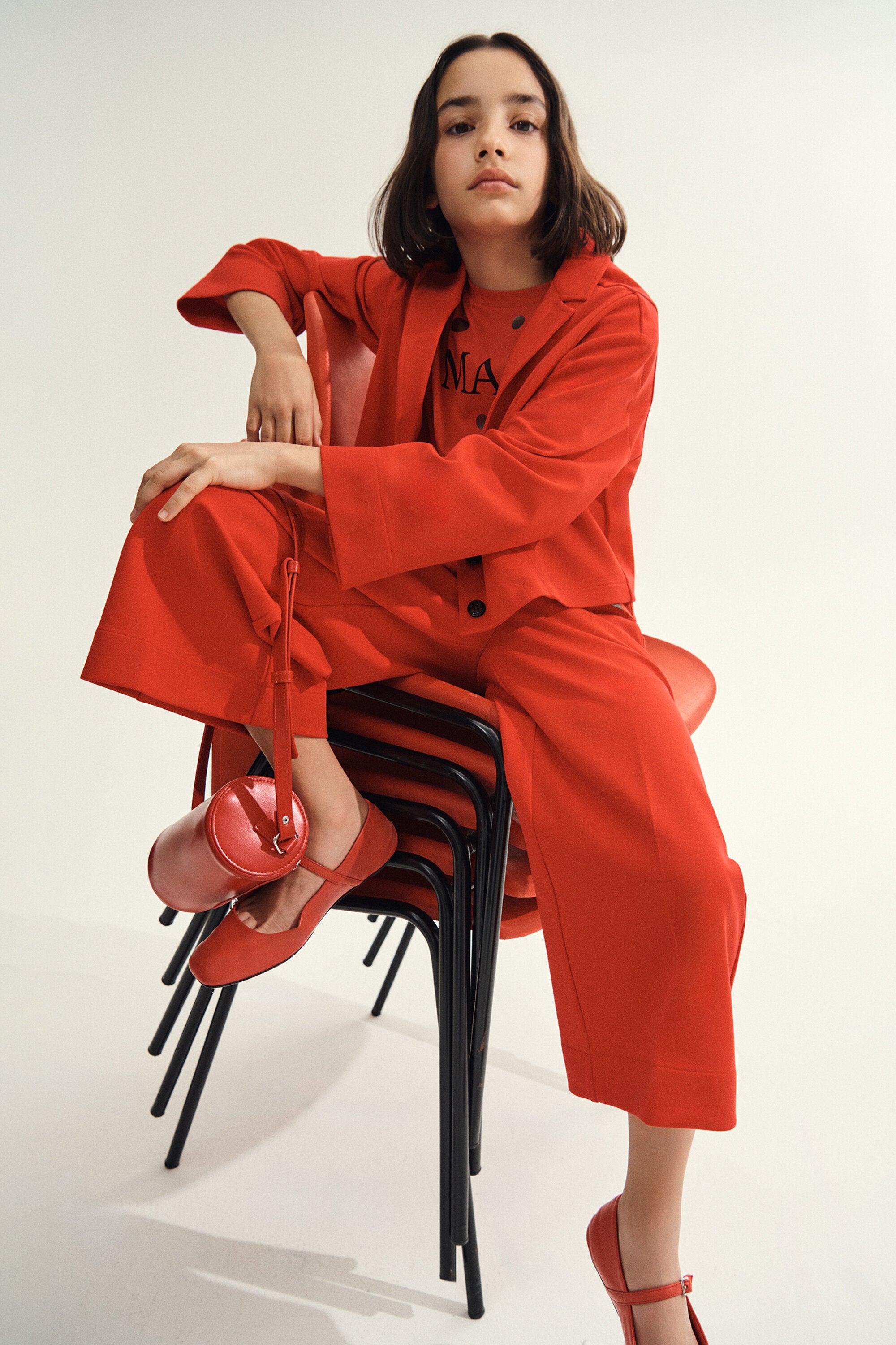 Pantaloni a palazzo con logo