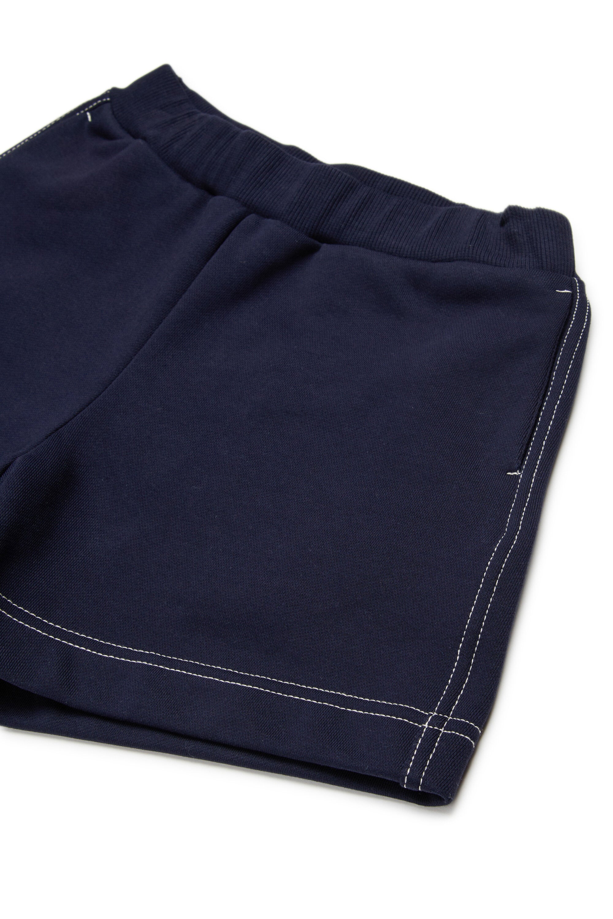 Shorts in felpa con logo