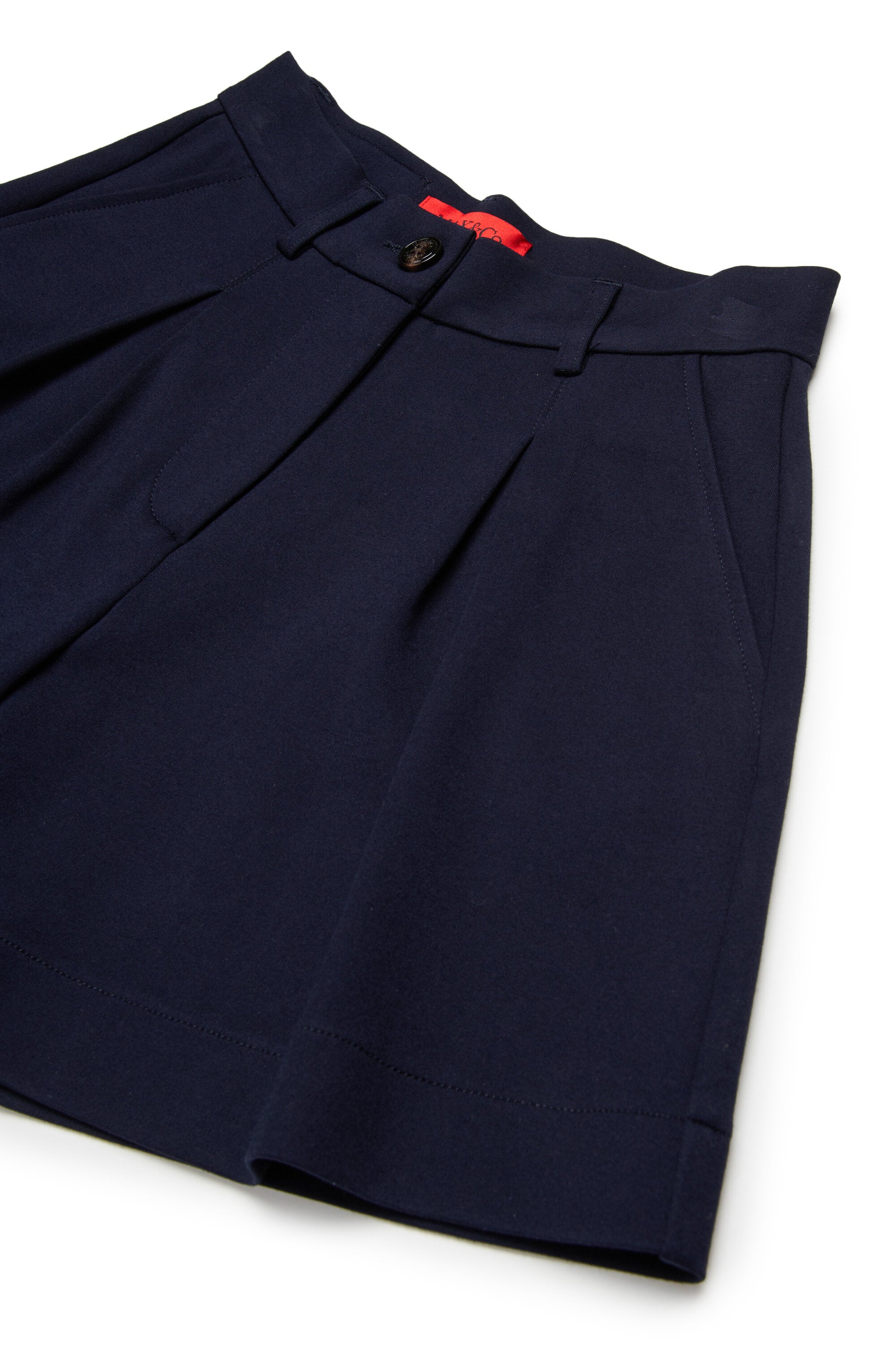 Shorts formal con logo sul retro