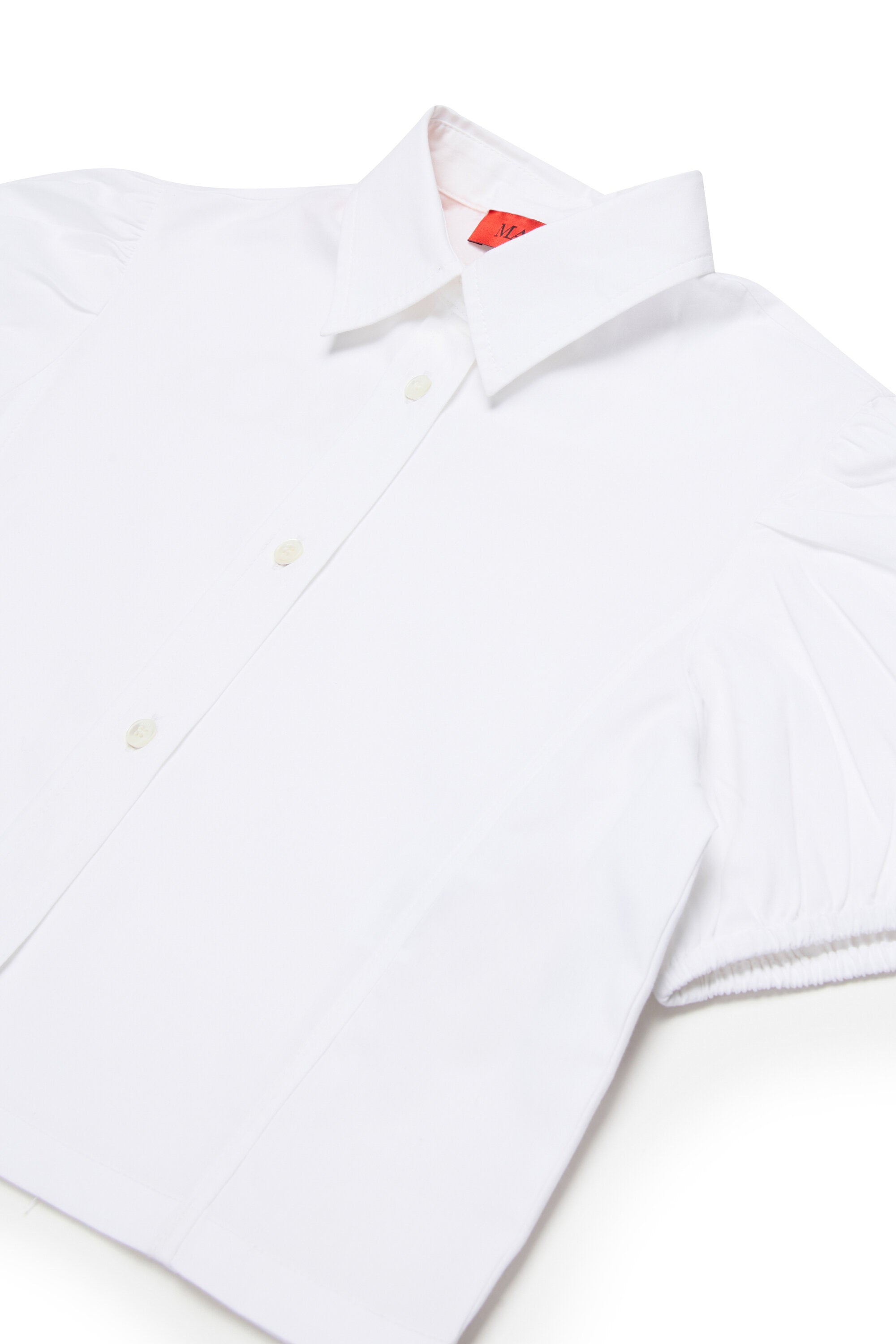 Short-sleeved shirt with logo