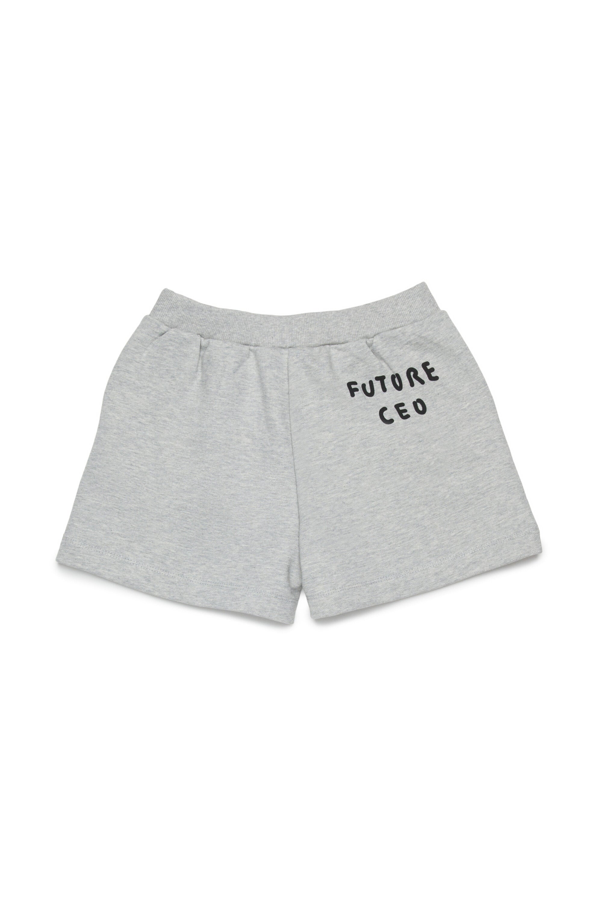 Shorts in felpa con logo