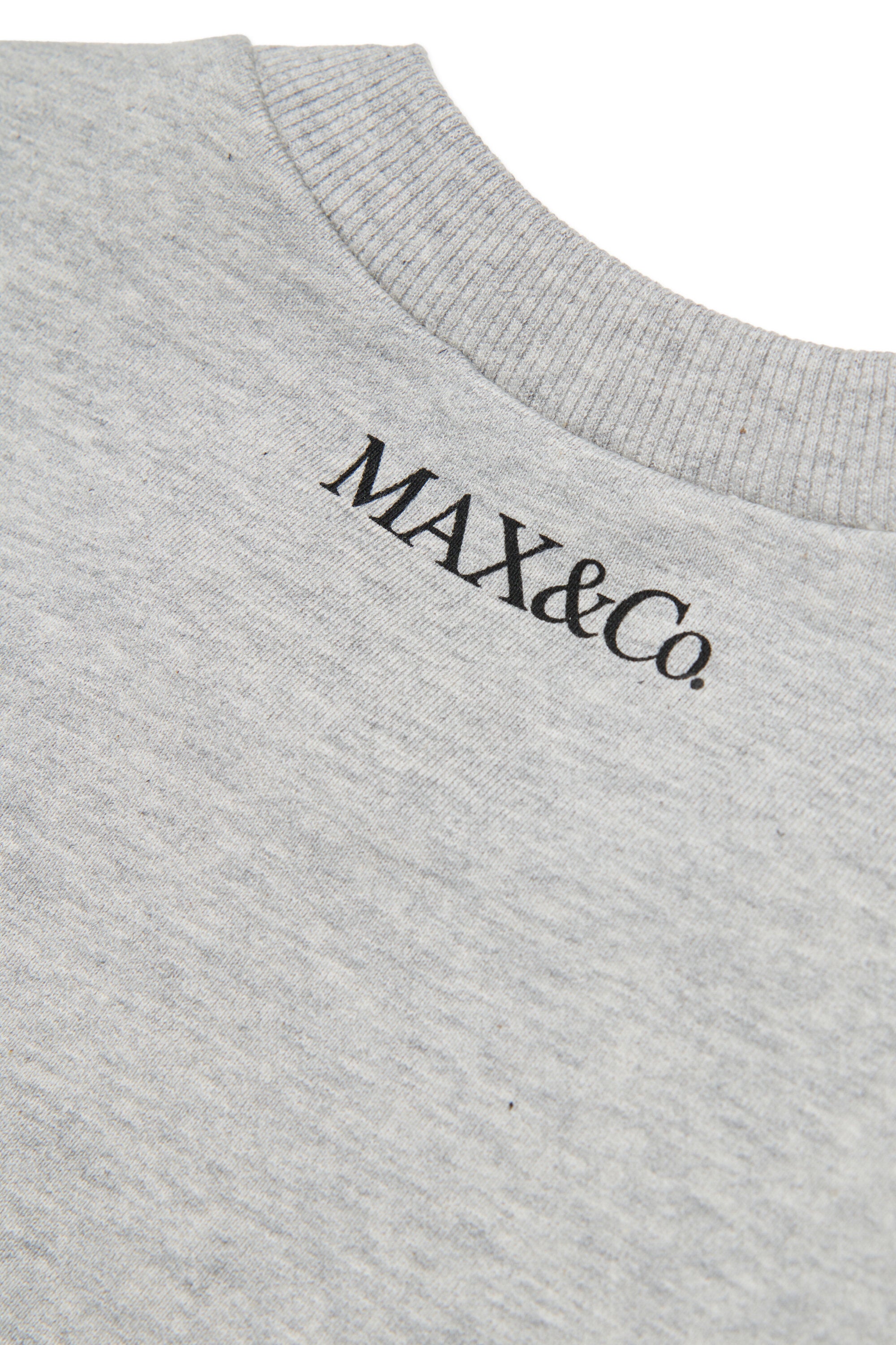 Sweat-shirt à col rond avec logo imprimé