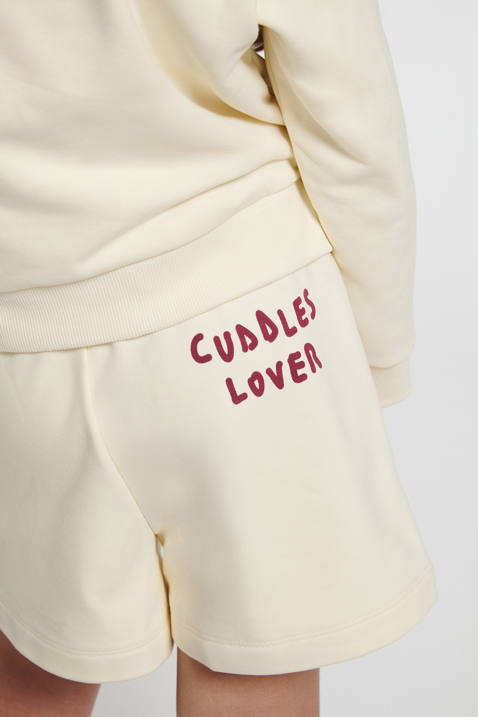 Shorts in felpa con logo