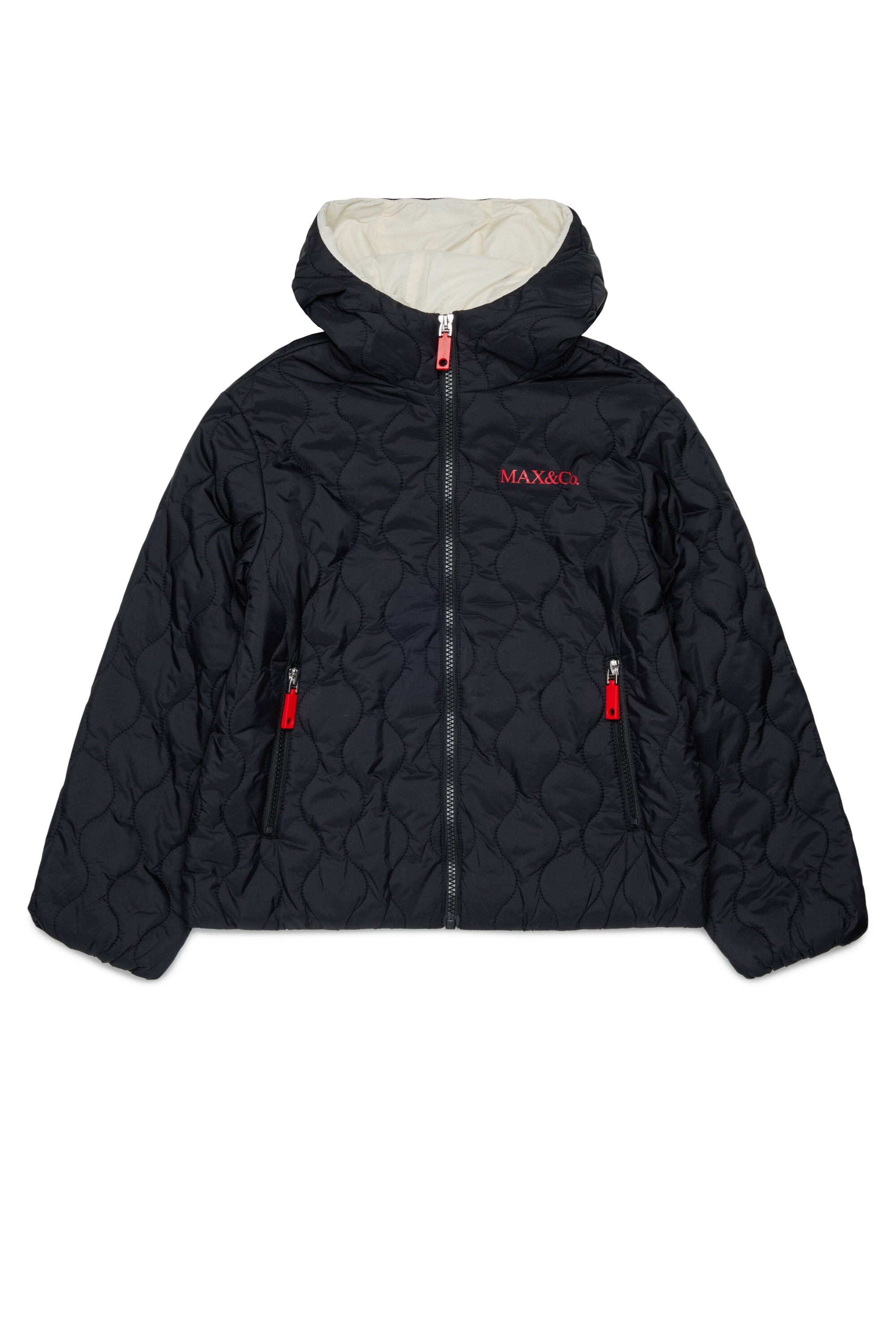 Veste matelassée avec logo imprimé