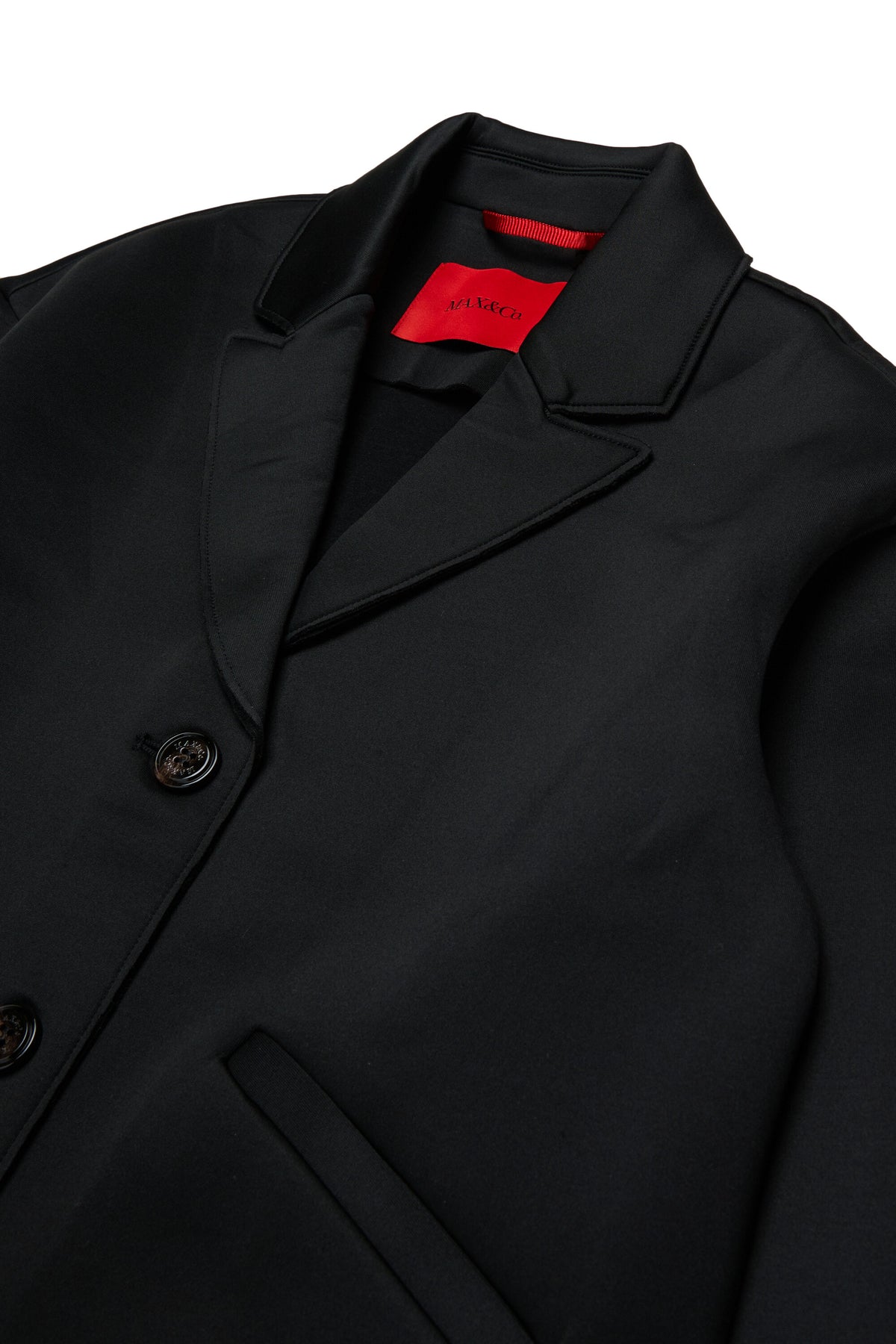 Blazer jacket with printed logo