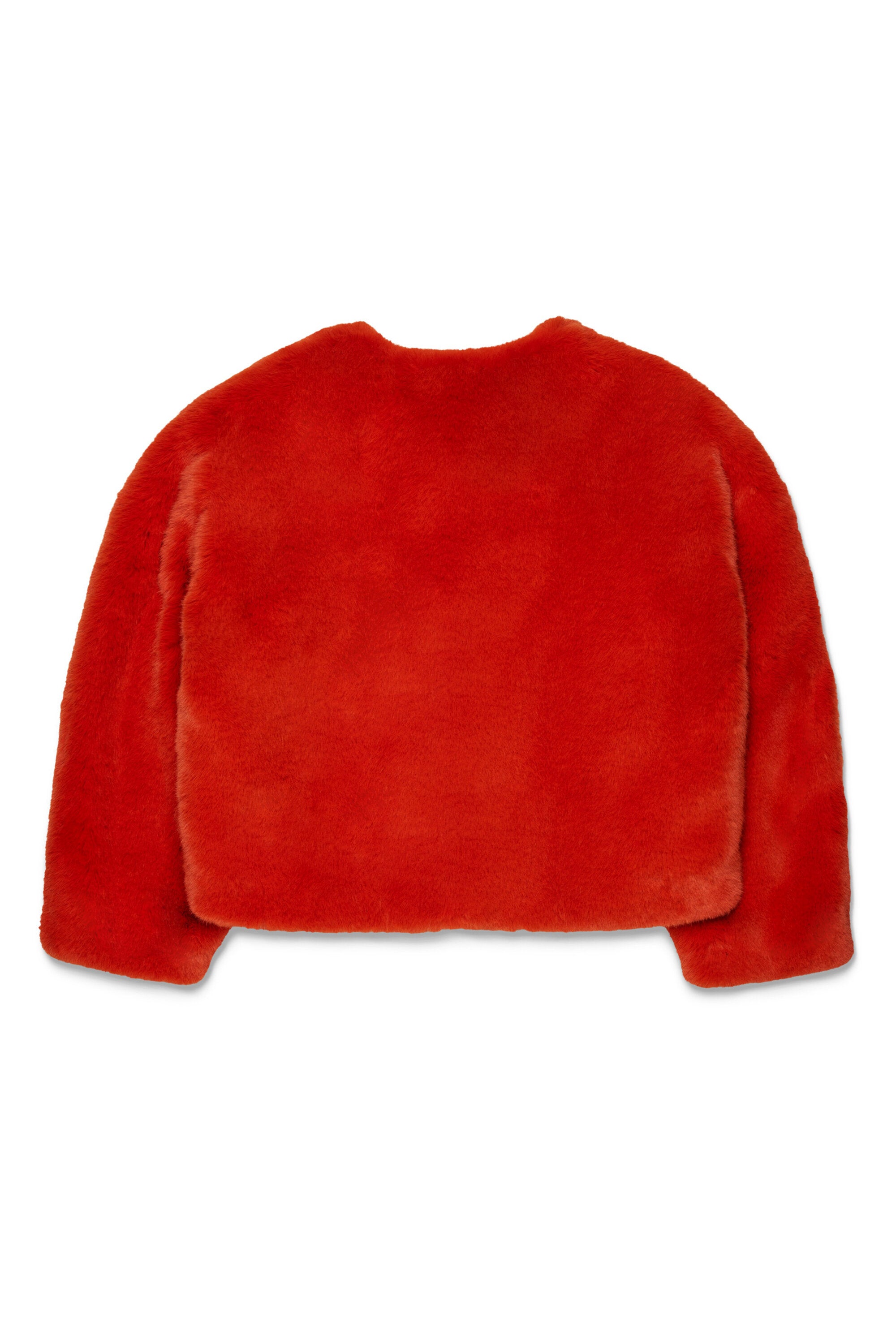 Jacke aus Kunstfell mit Logo