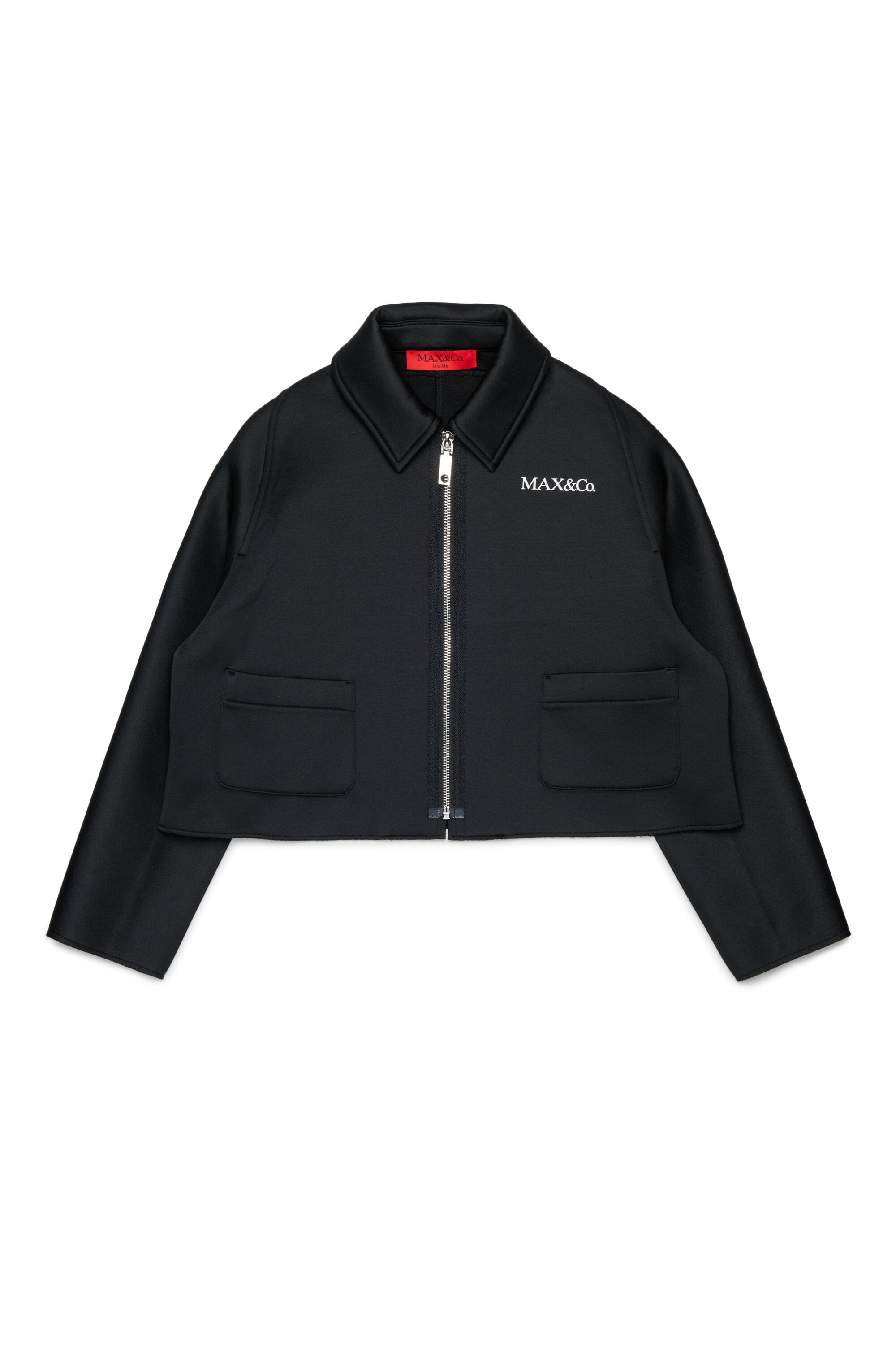 Veste courte avec logo imprimé