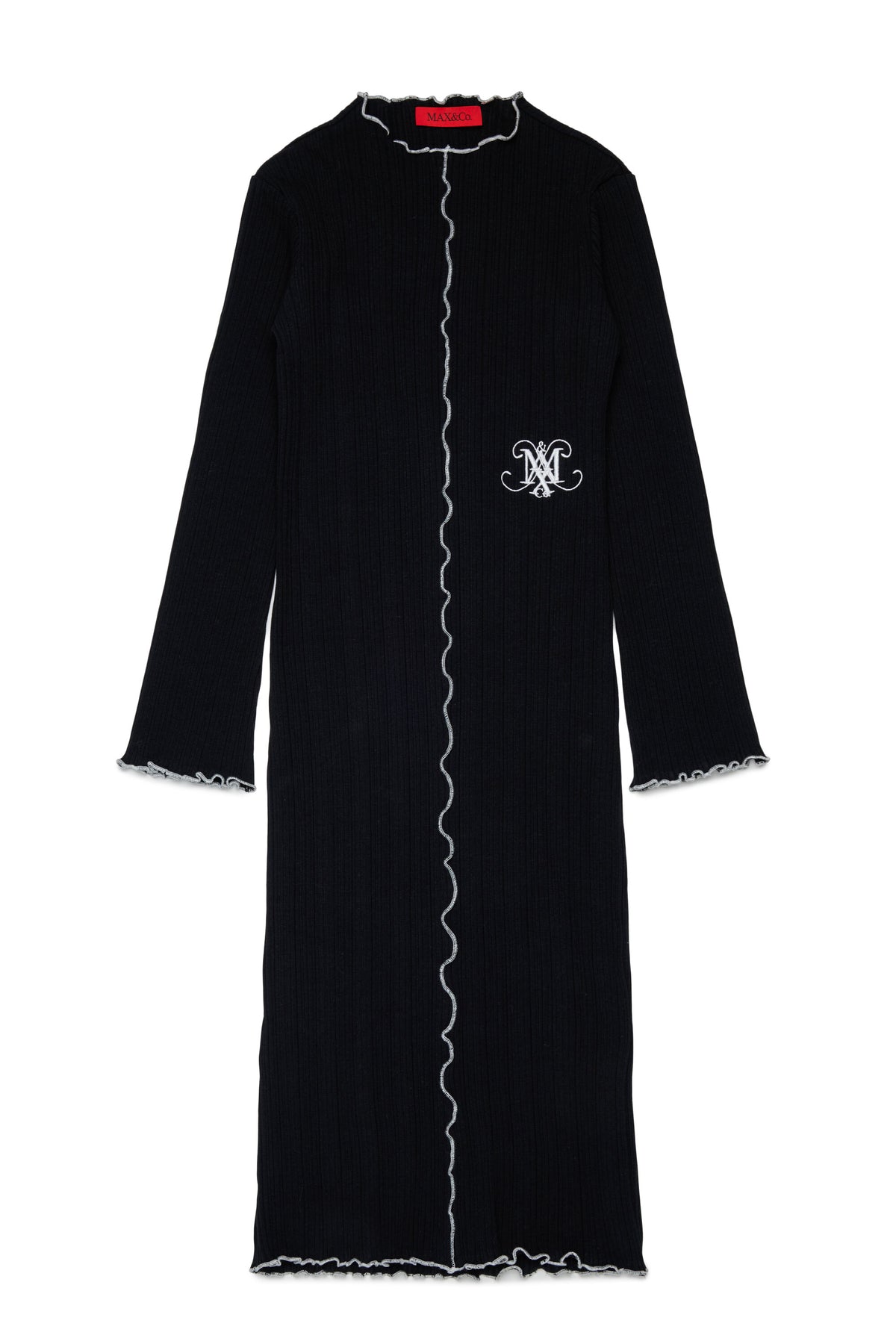 Robe midi avec logo