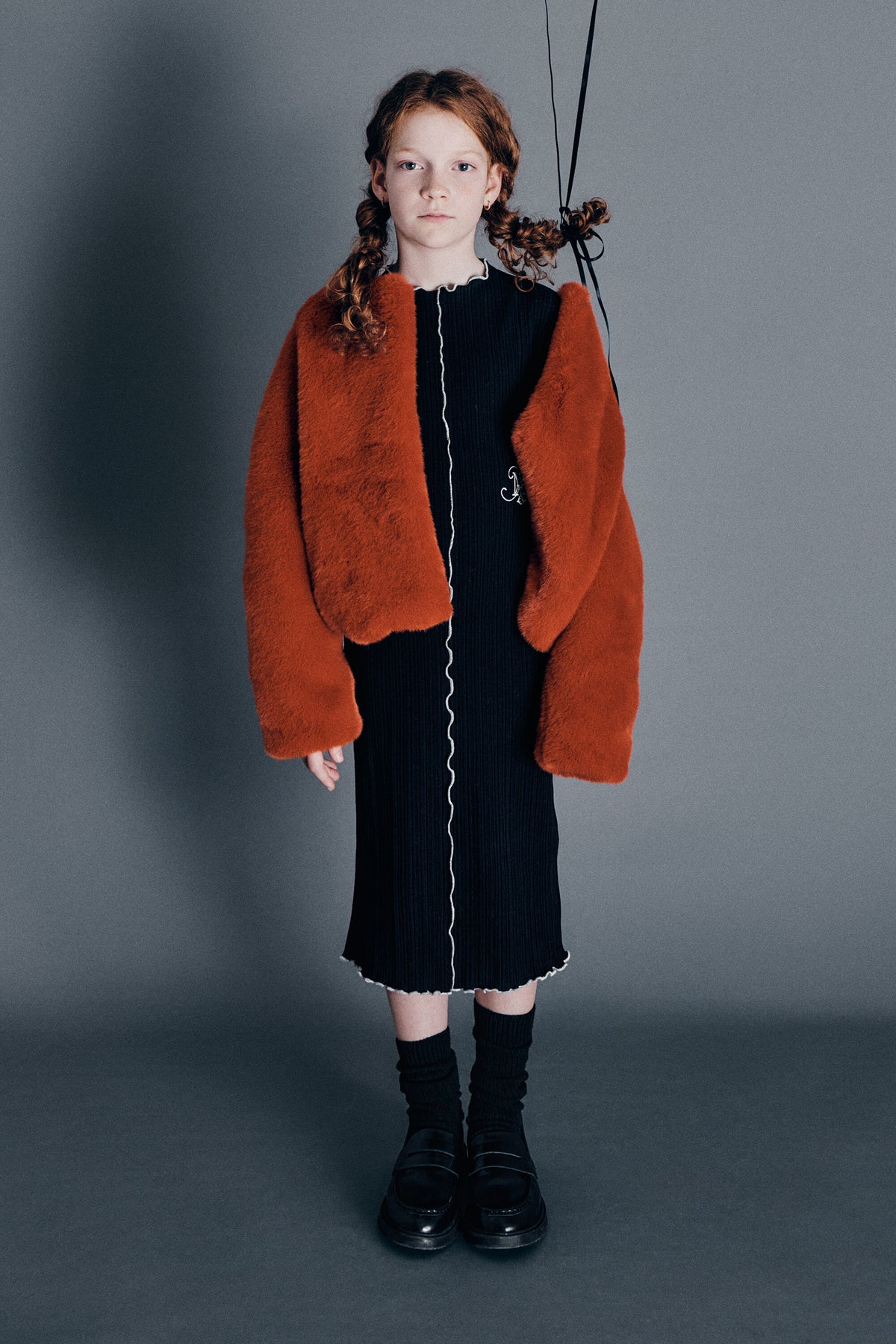 Robe midi avec logo
