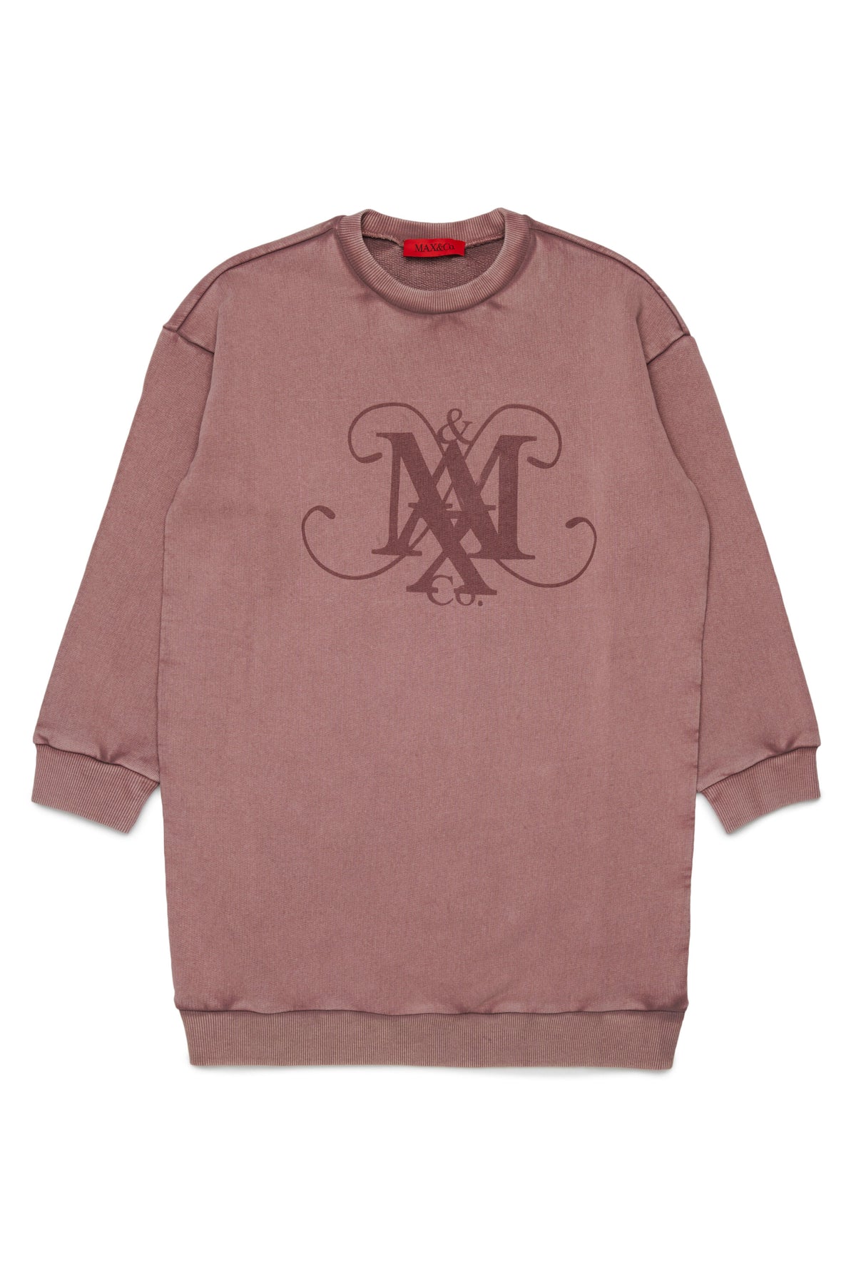 Robe en molleton avec logo