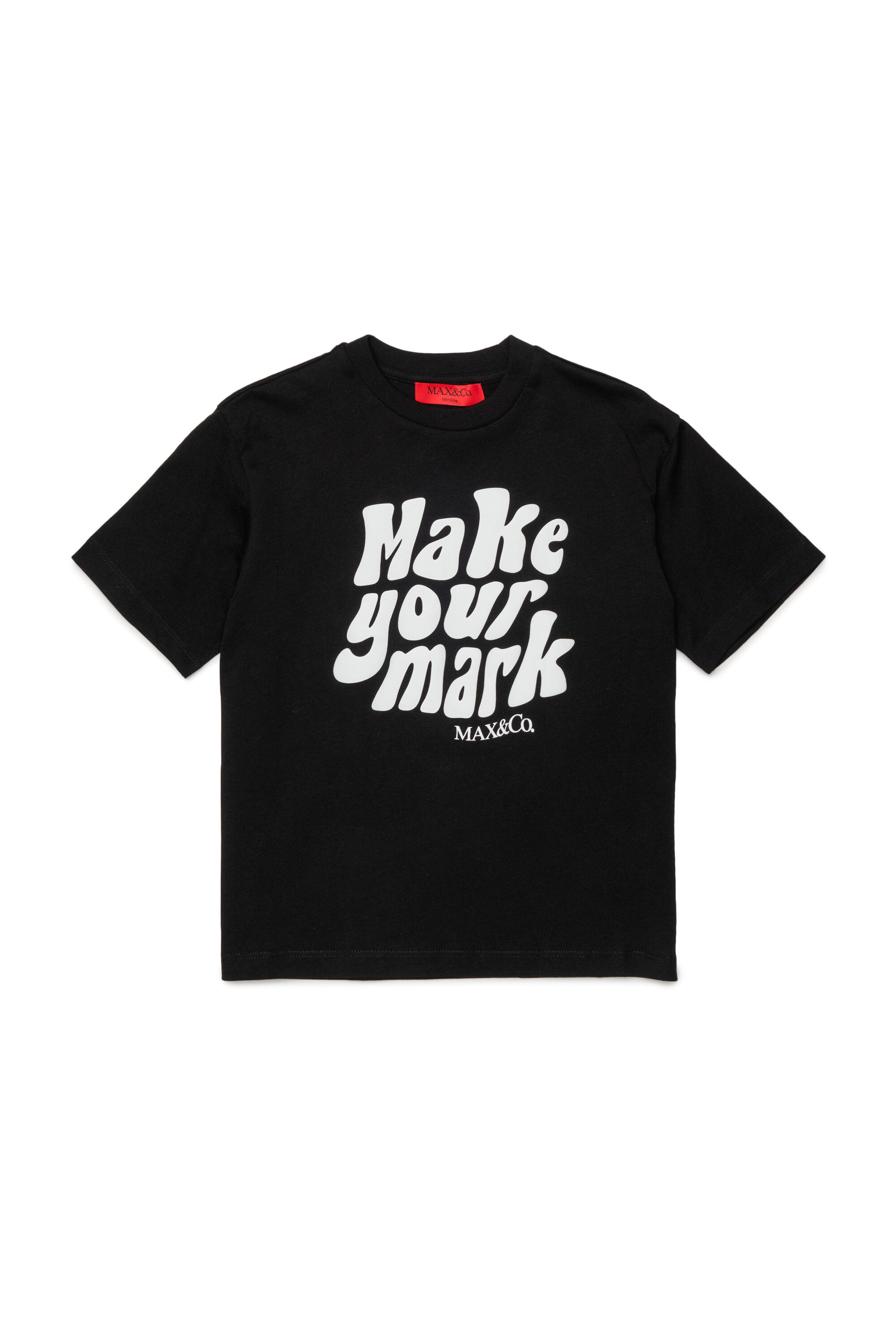 Camiseta con estampado delantero y logo