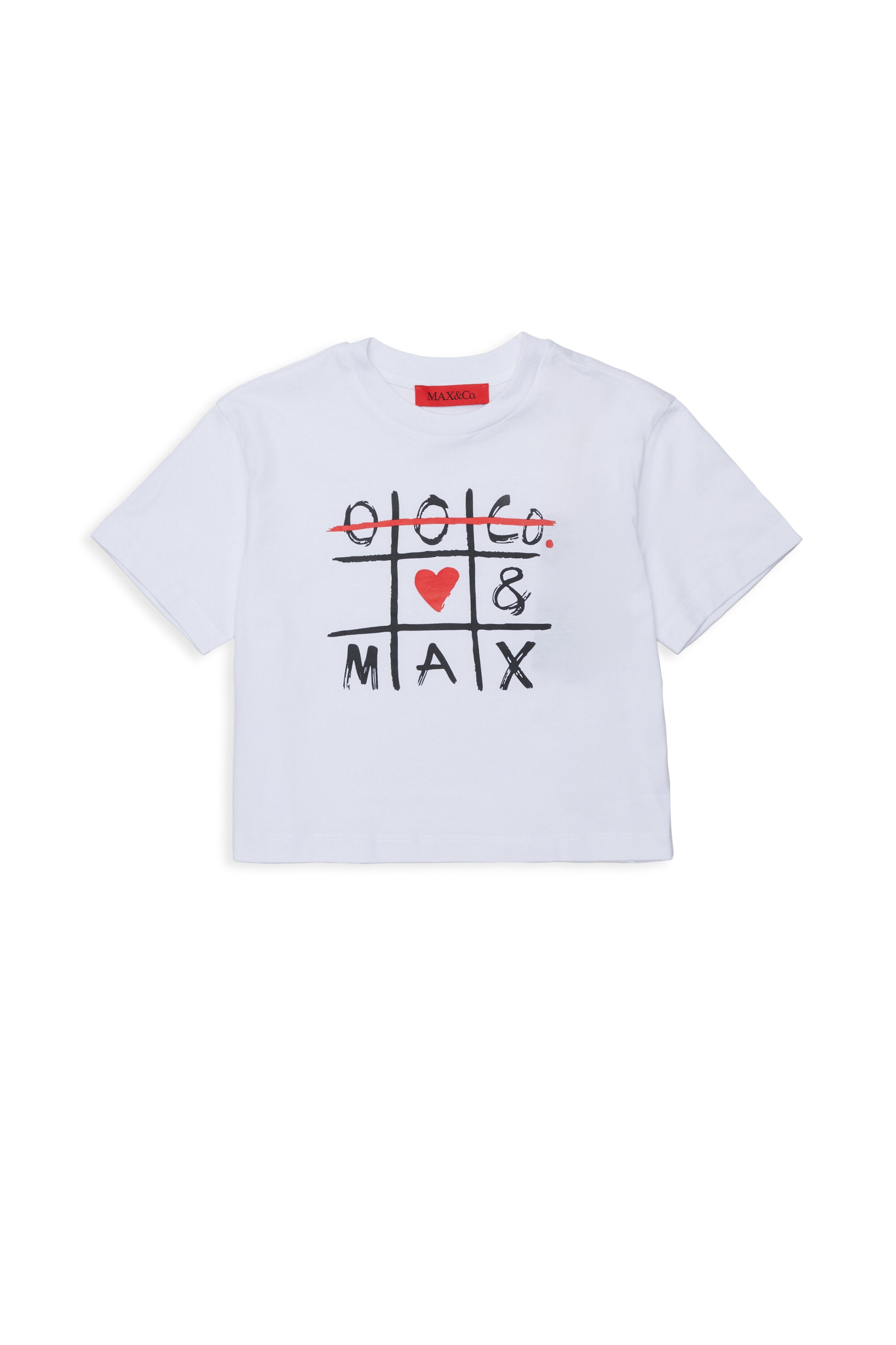 Rundhals-T-Shirt mit Logo