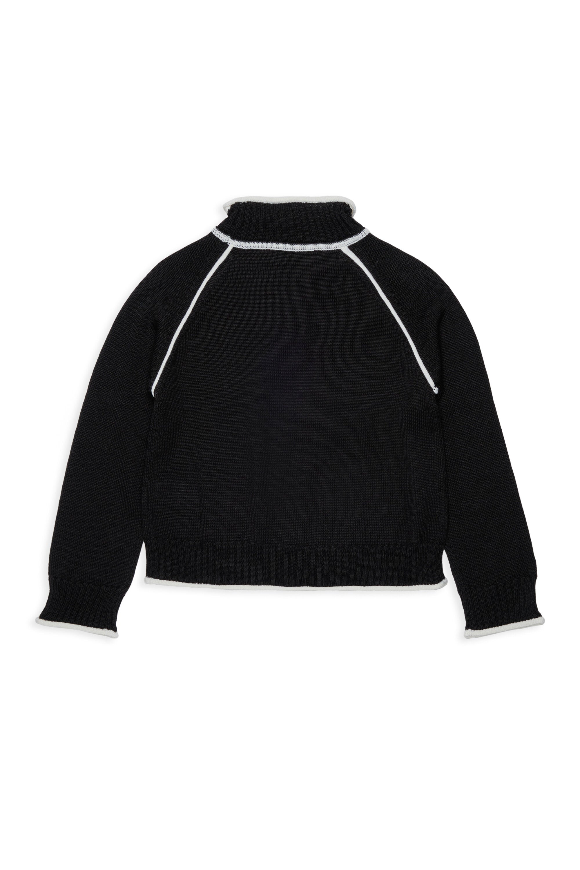 Pullover collo alto con logo