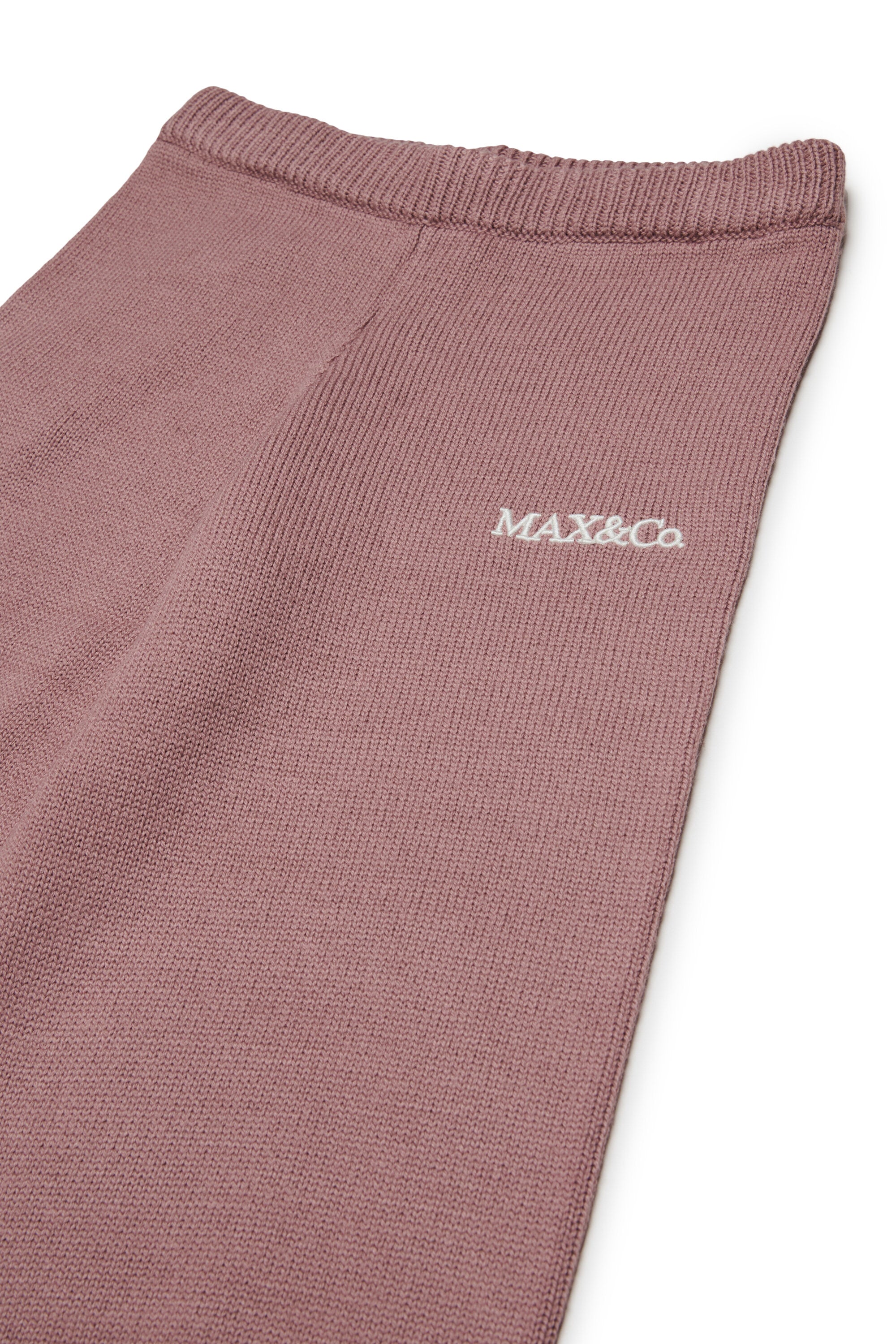 Strickhose mit Logo