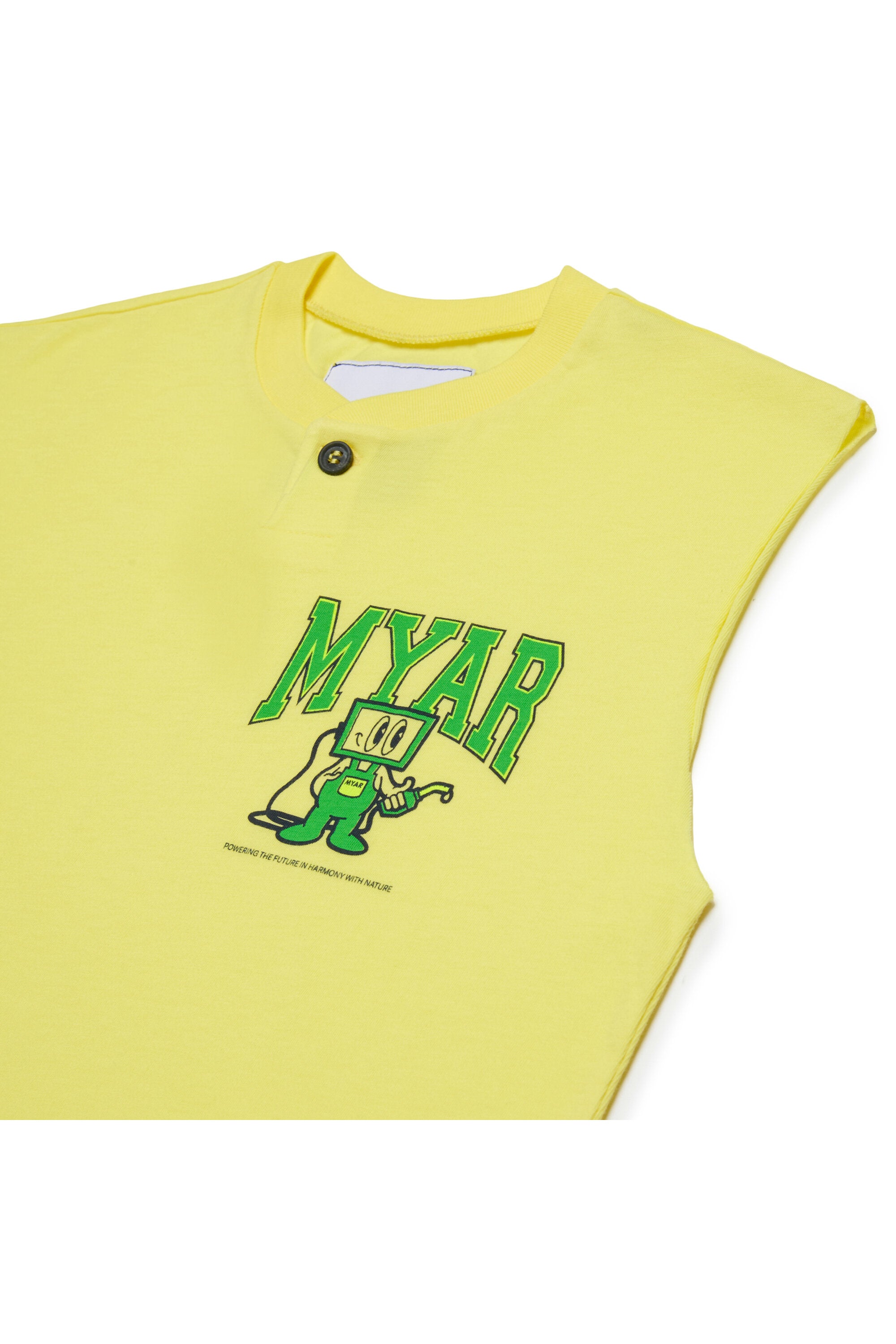 Camiseta sin mangas de algodón Deadstock