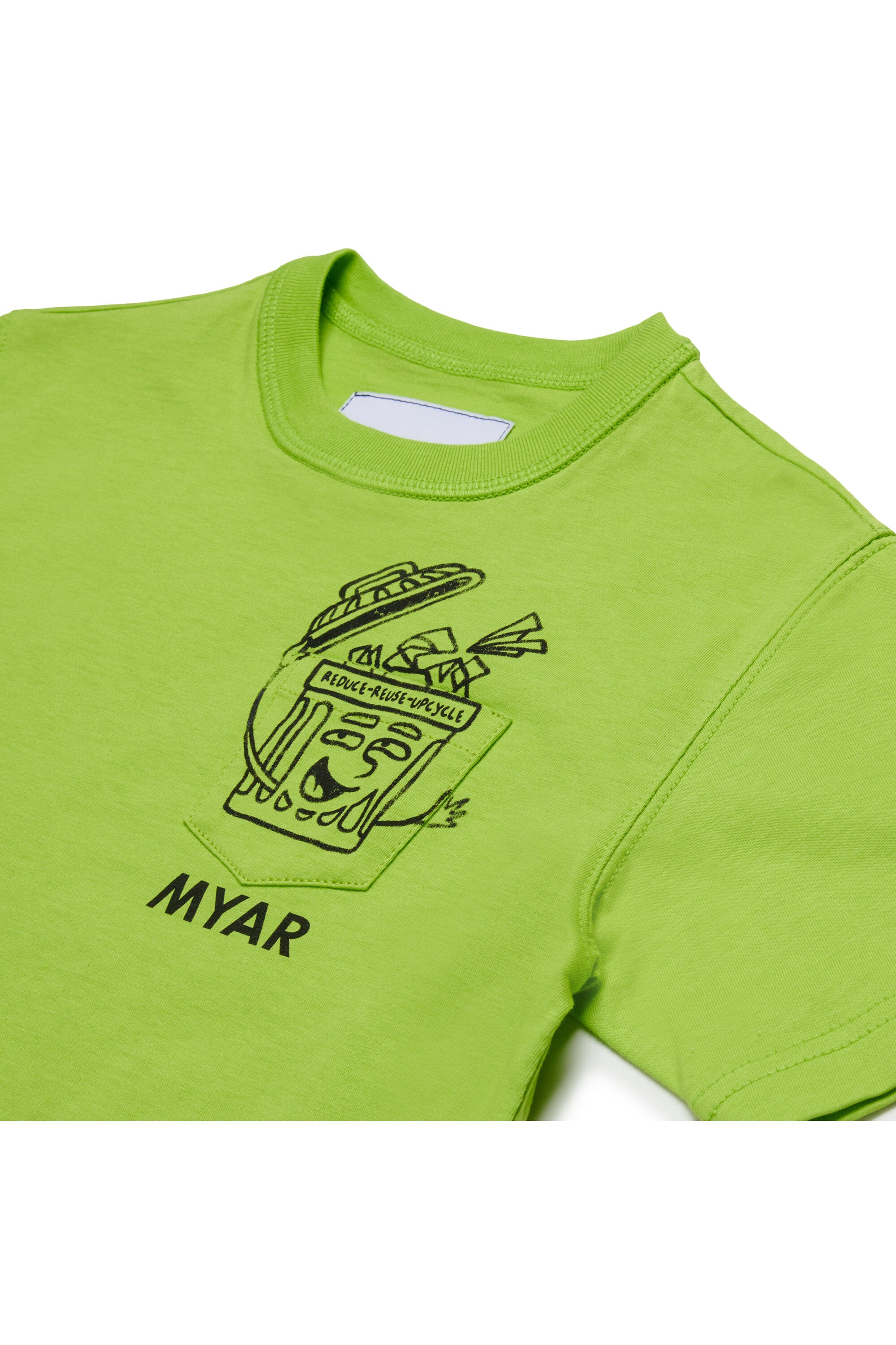 Deadstock cotton T-shirt with pocket