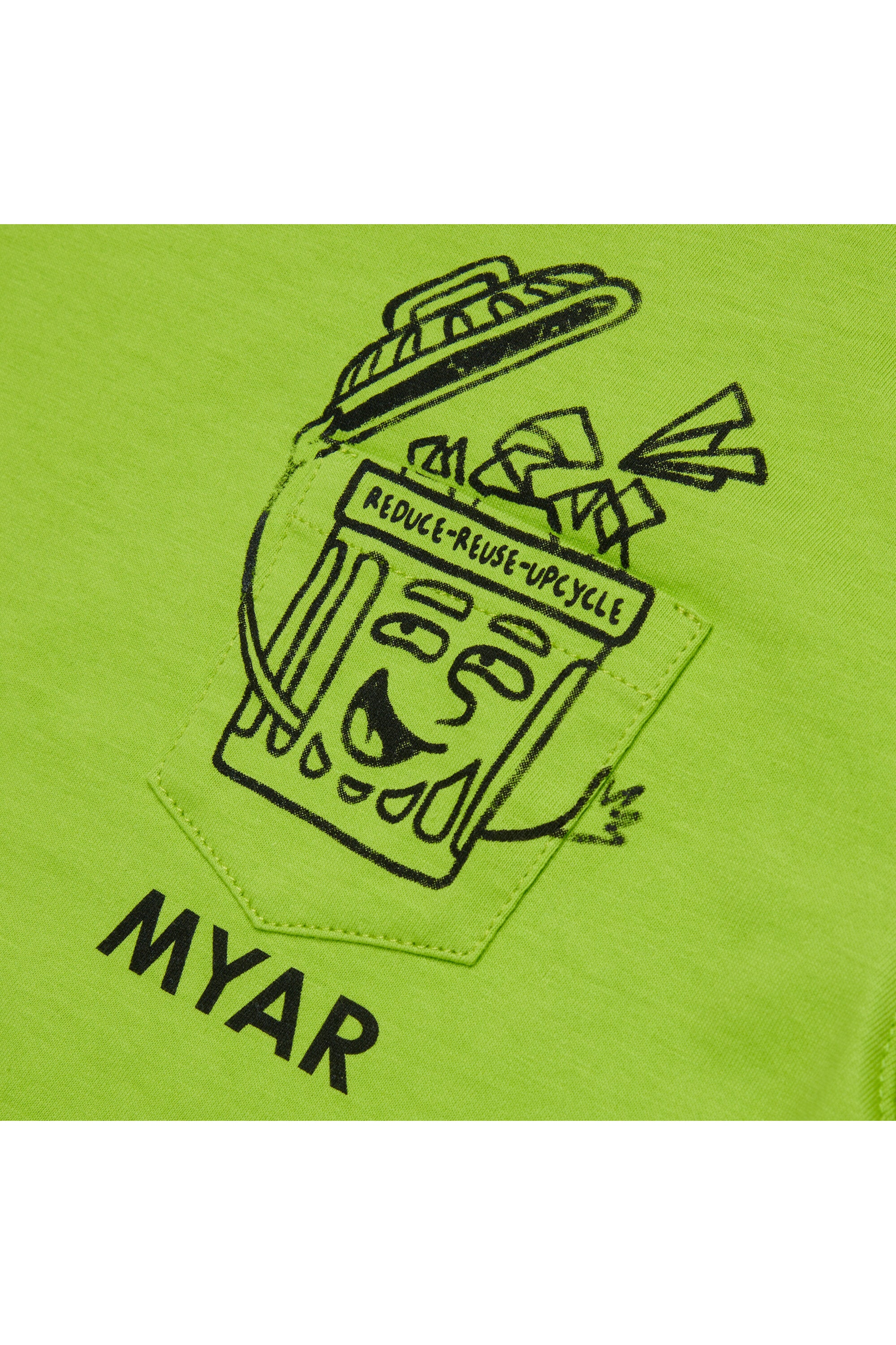 T-shirt in cotone deadstock con taschino