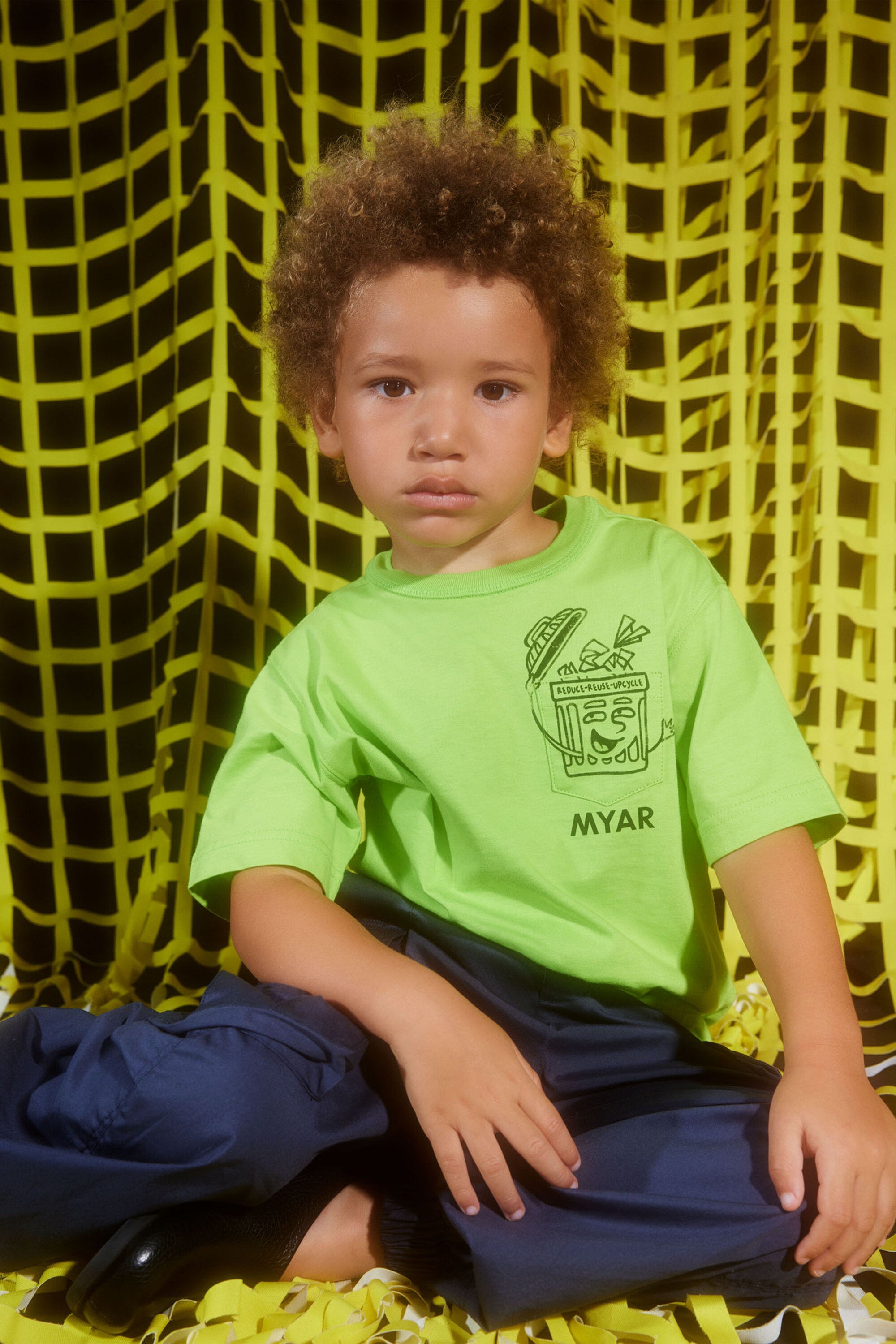 Deadstock cotton T-shirt with pocket