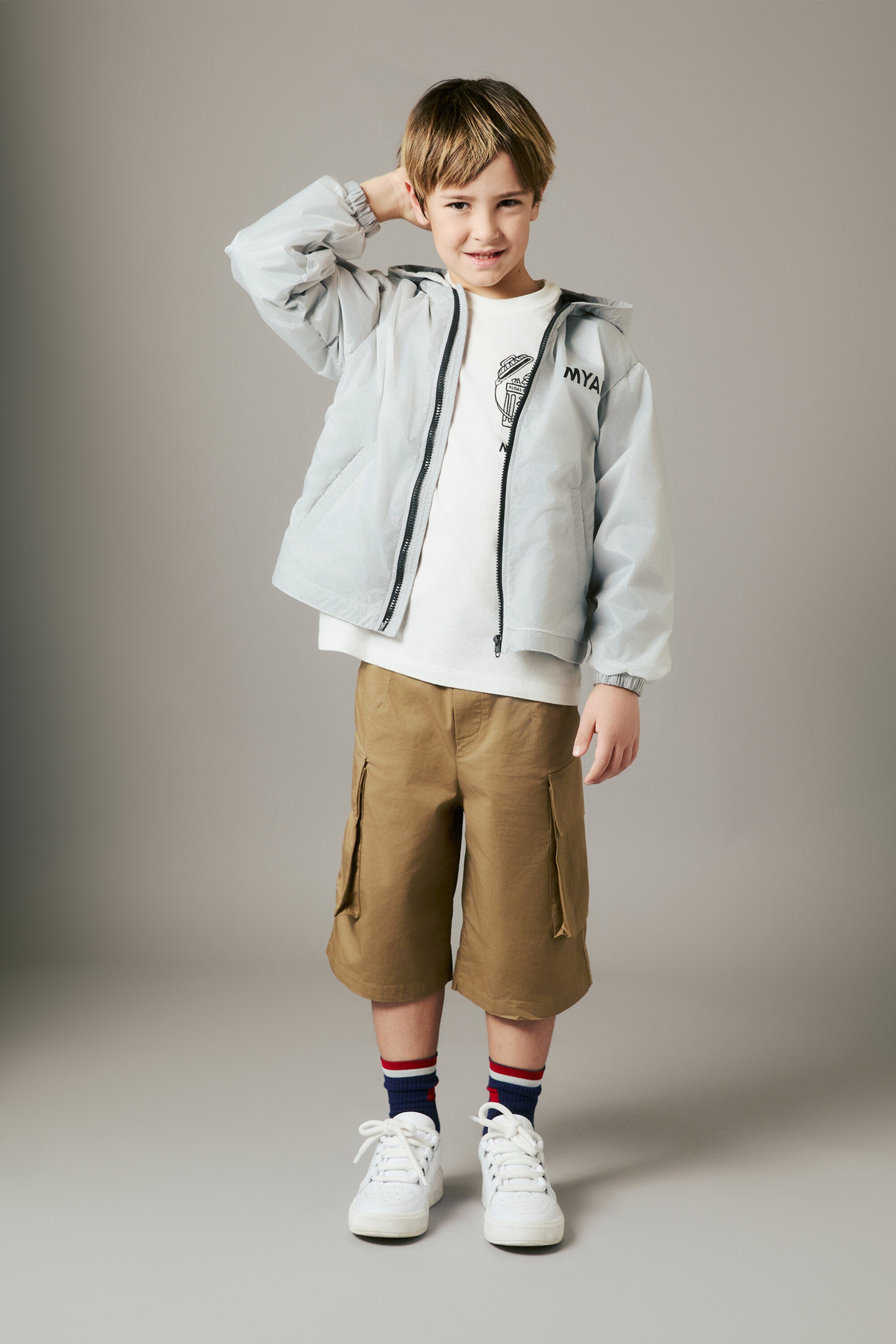 Short cargo en tissu invendu avec logo MYAR