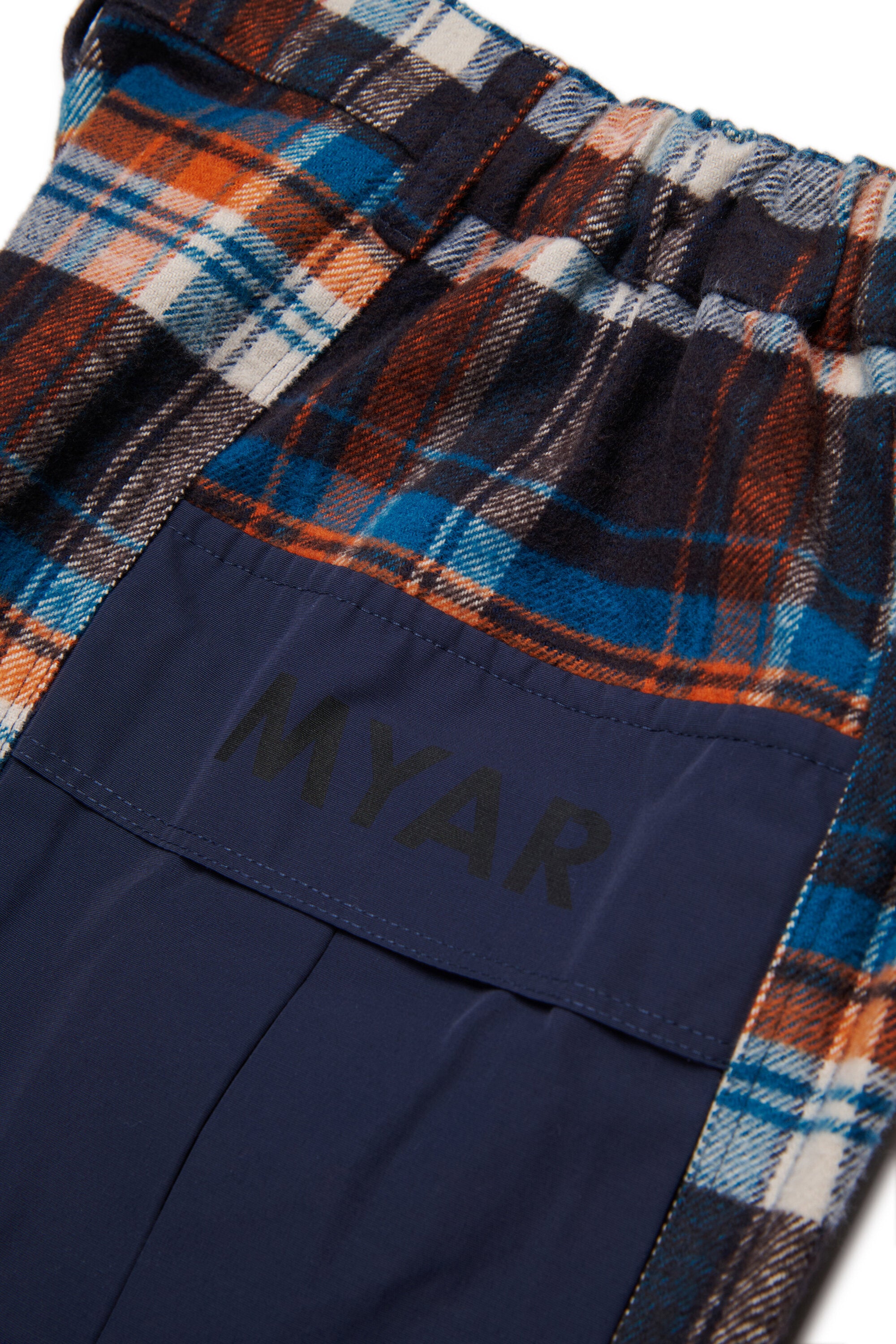 Pantaloni cargo checked