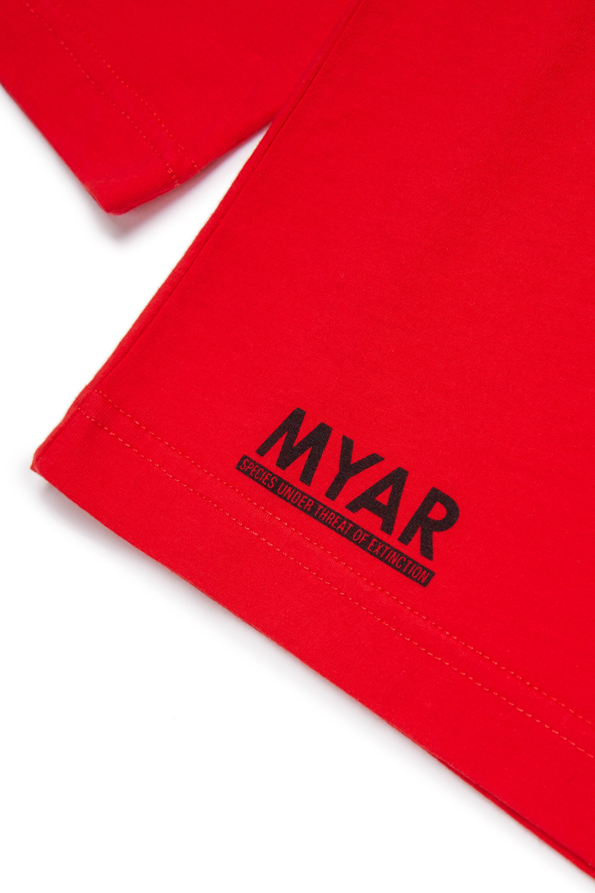 Camiseta de manga larga con estampado gráfico de animales en peligro